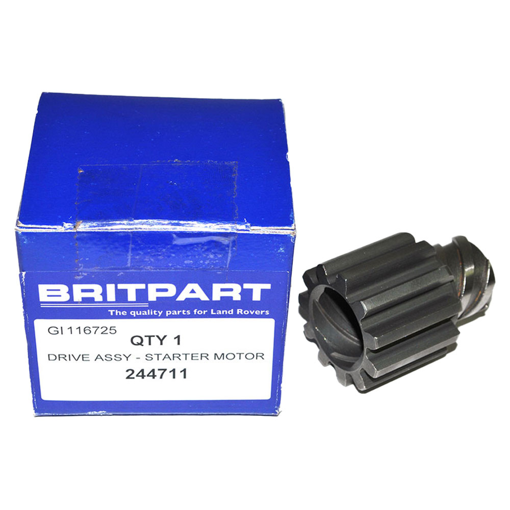 244711 - Pinion Assembley Starter Motor 1955-84. All 4 and 6 Cylinders.