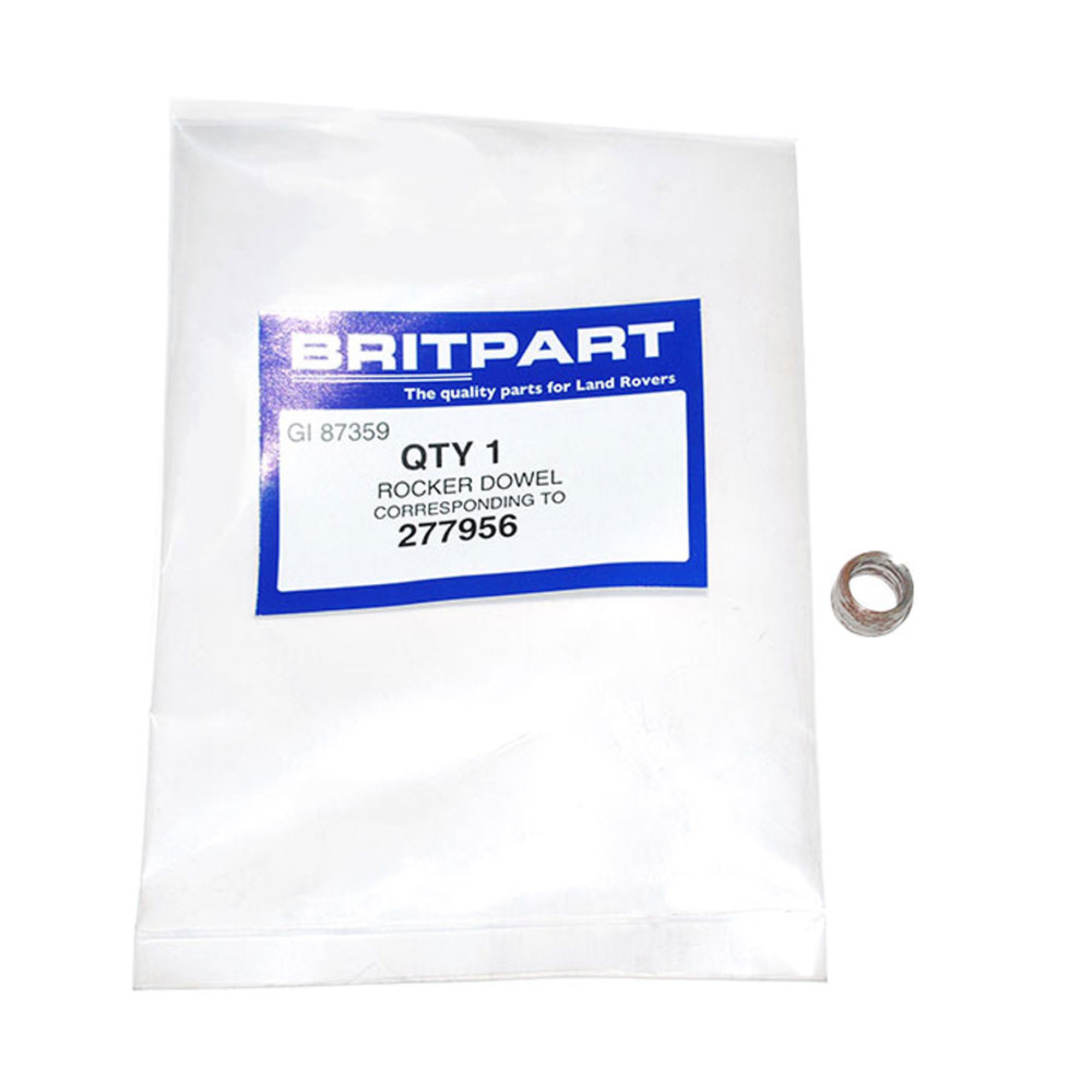 277956 - Dowel for Rocker Bracket 2.25 2.5 Petrol and Diesel upto 199