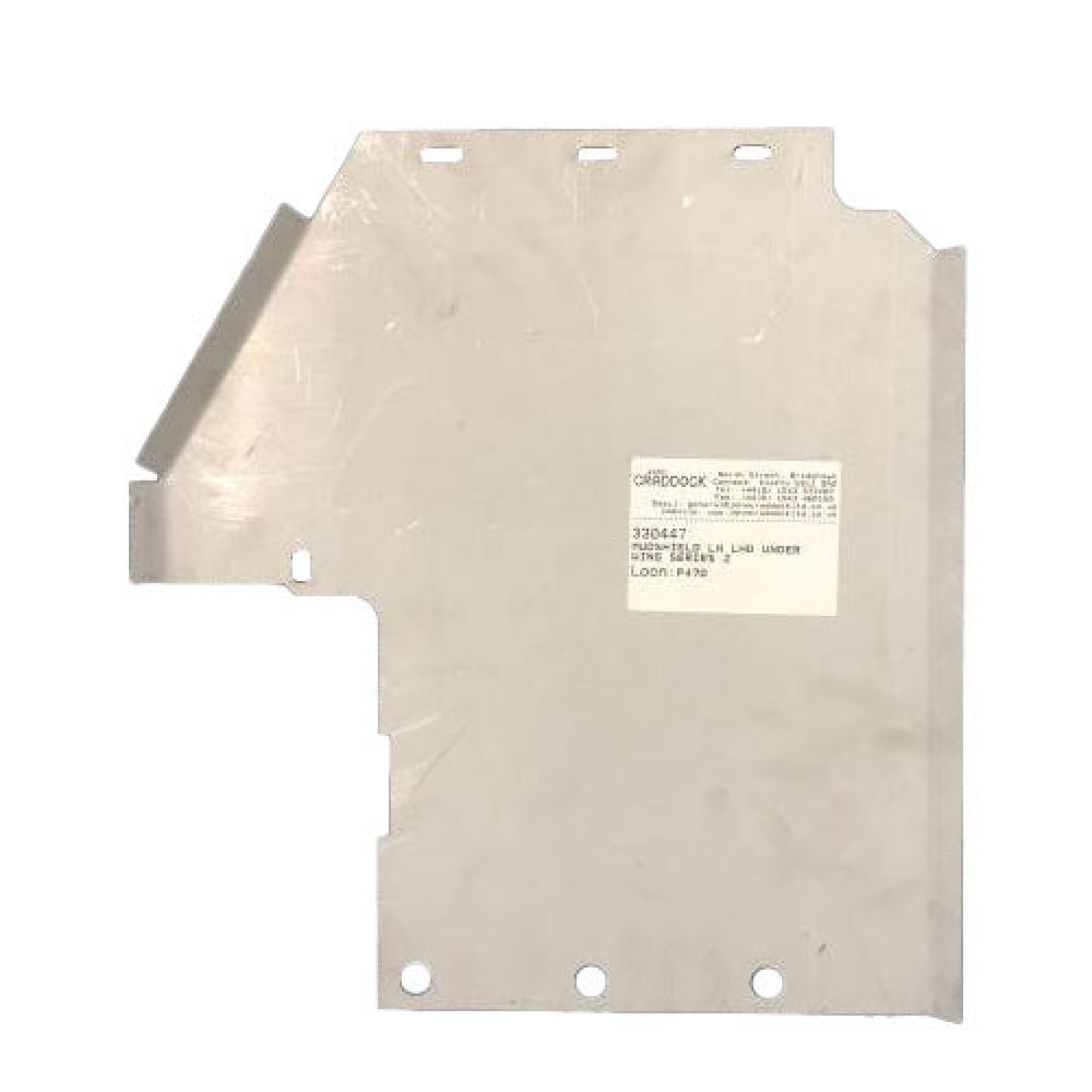 330447 - Mudshield LH LHD Under Wing Series 2