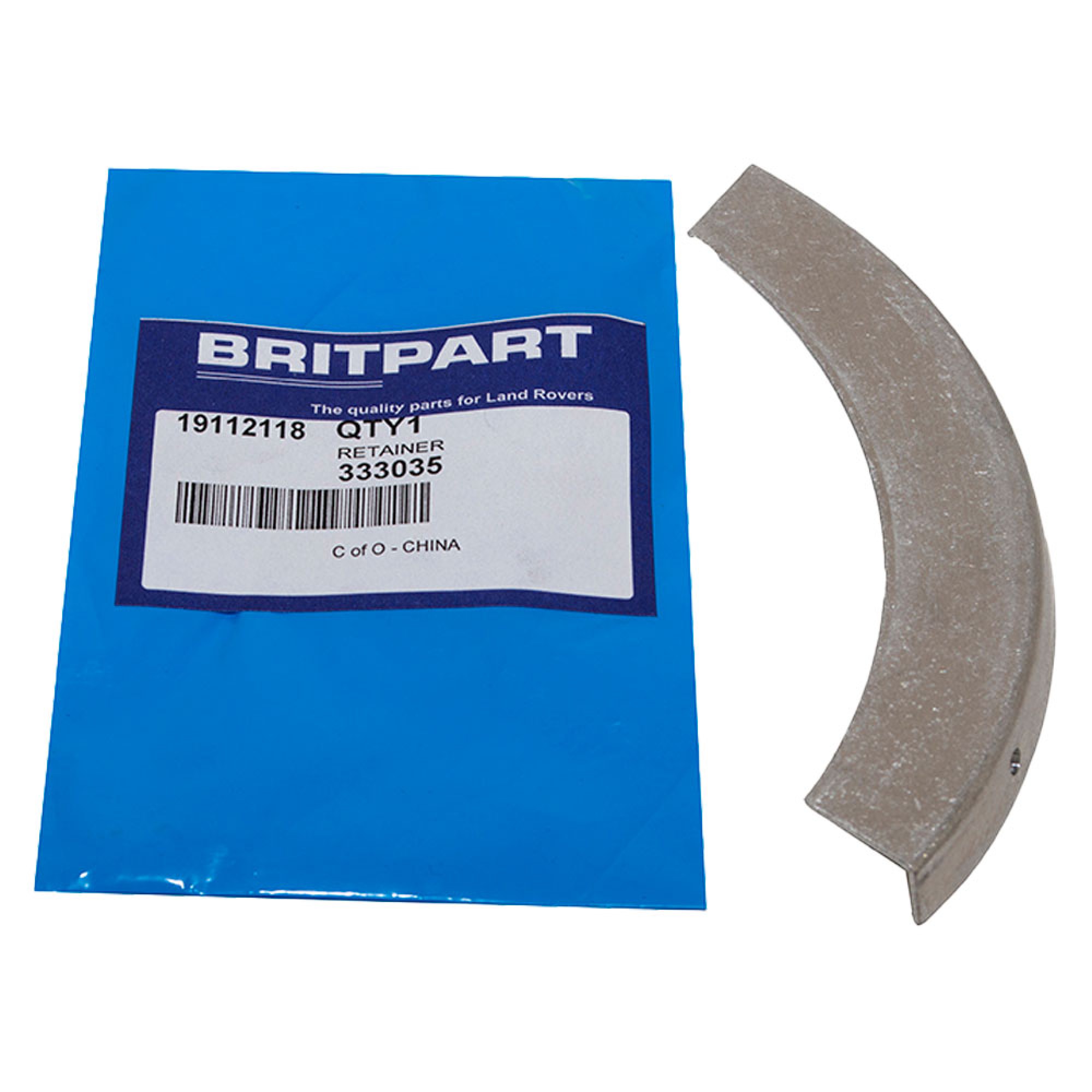 333035 - Curved Retainer Rear Door Glass Top Land Rover 1958-2001