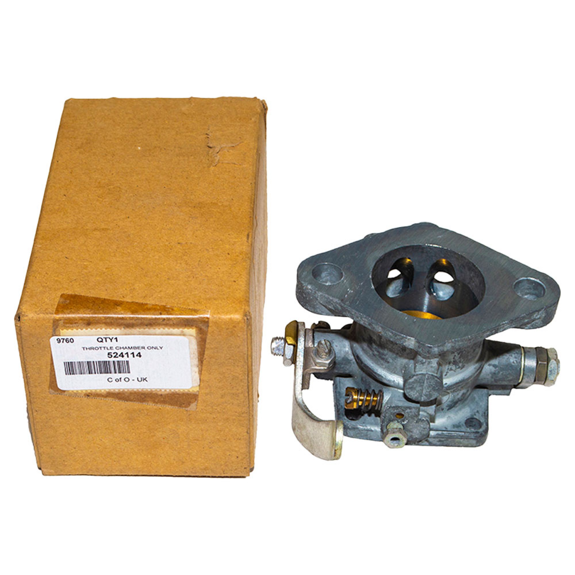 524114 - Throttle Chamber Only for Carbs without Starter Heater Solex Series 2 and 2A Genuine