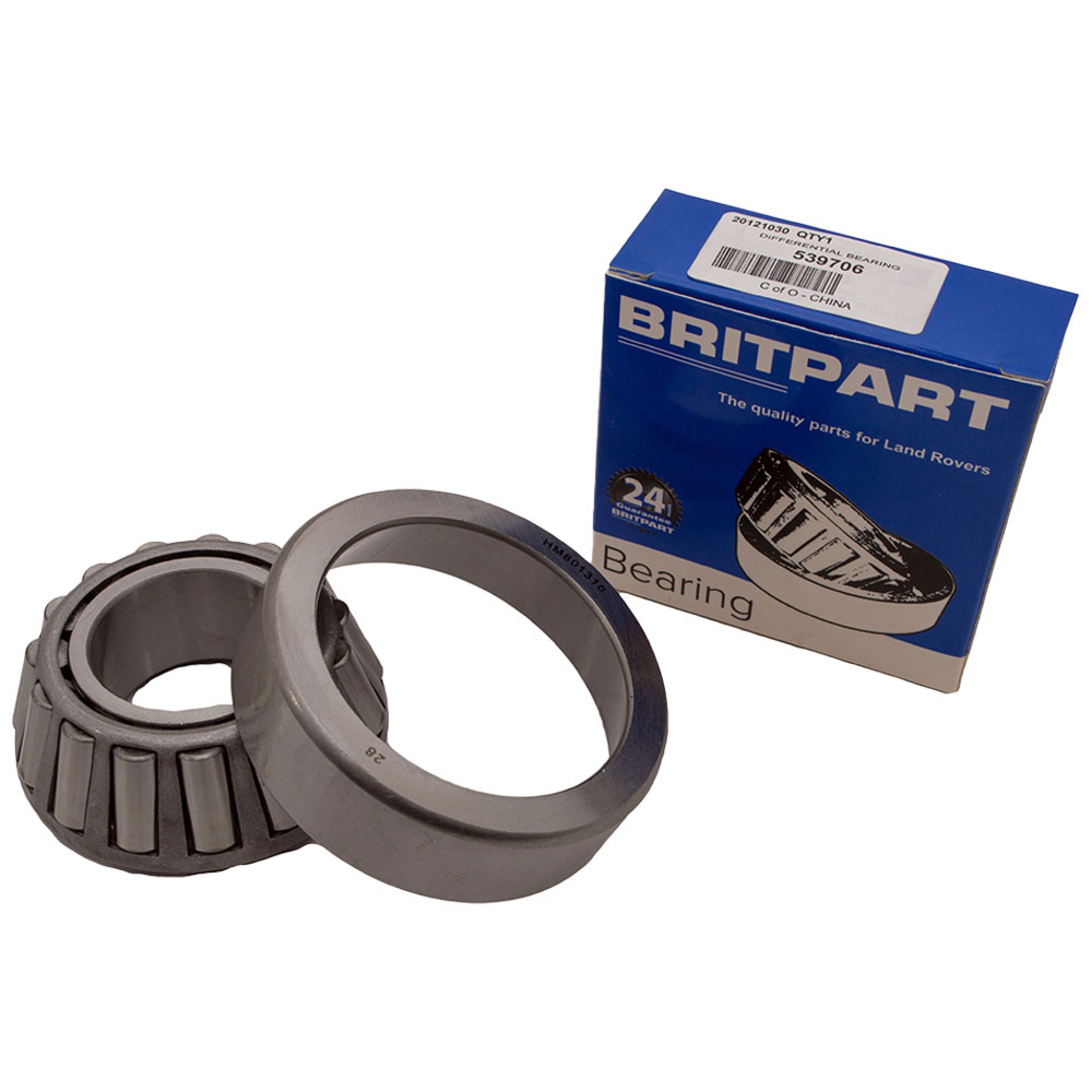 539706 - Diff Pinion Bearing Inner Pinion End 1965 Onwards Range Rover and Discovery