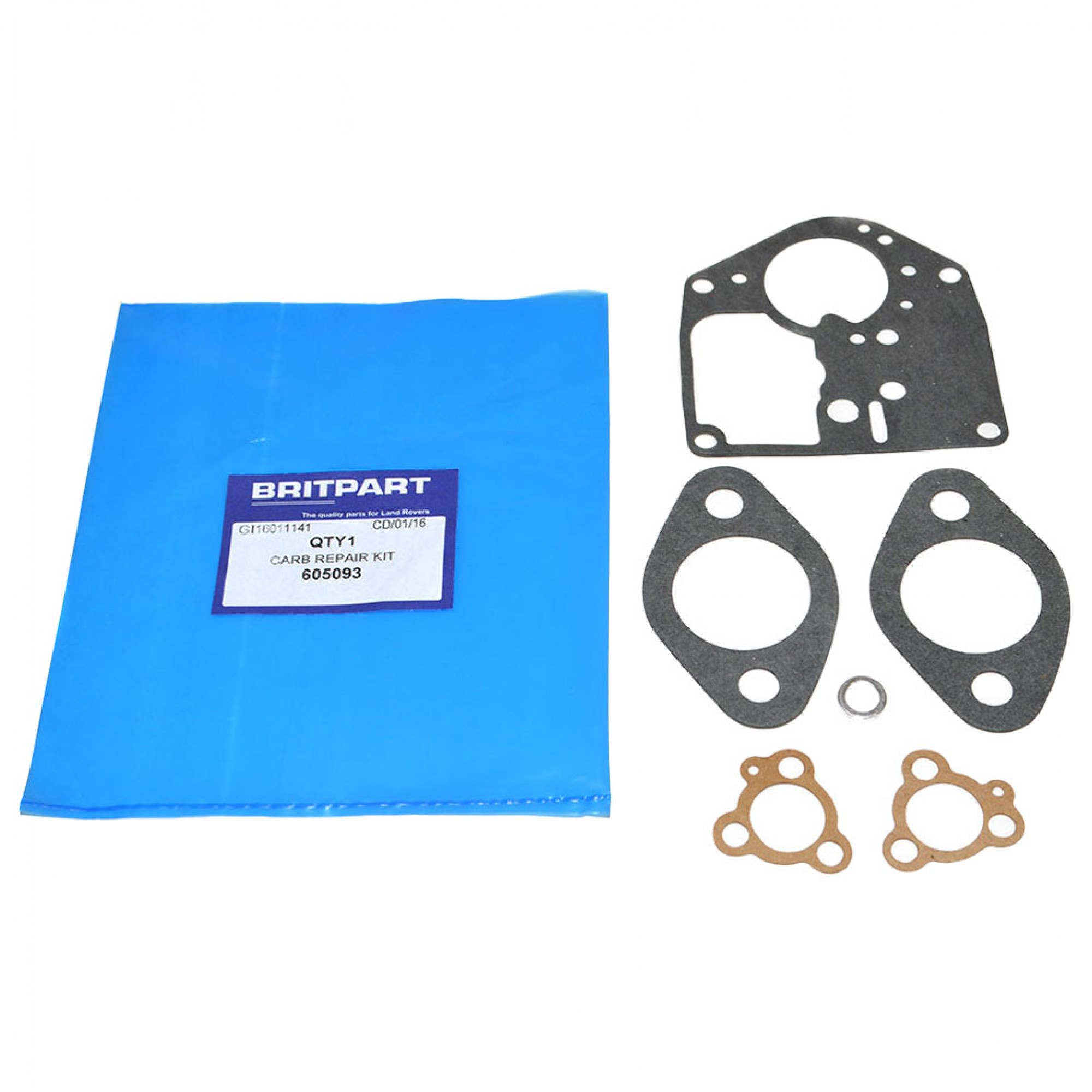 Genune Zenith Gasket Set for Carburettor 1968-84 2.25 Petrol - 605093
