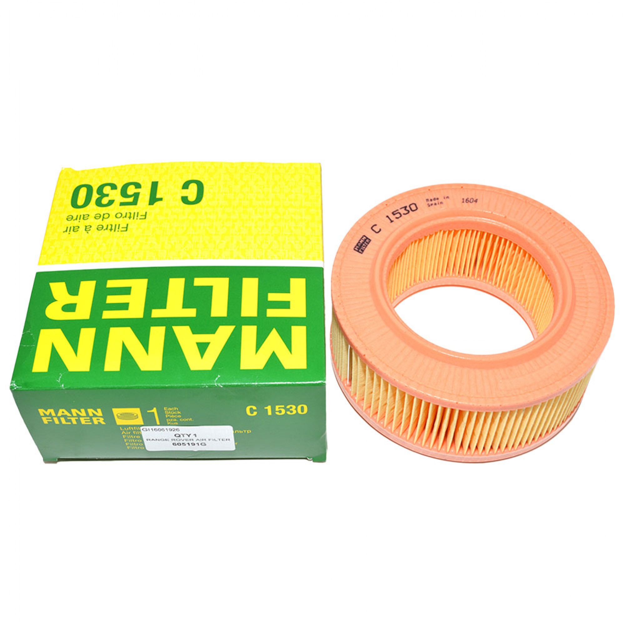 605191G - OEM Air Filter Element V8 Carburetor