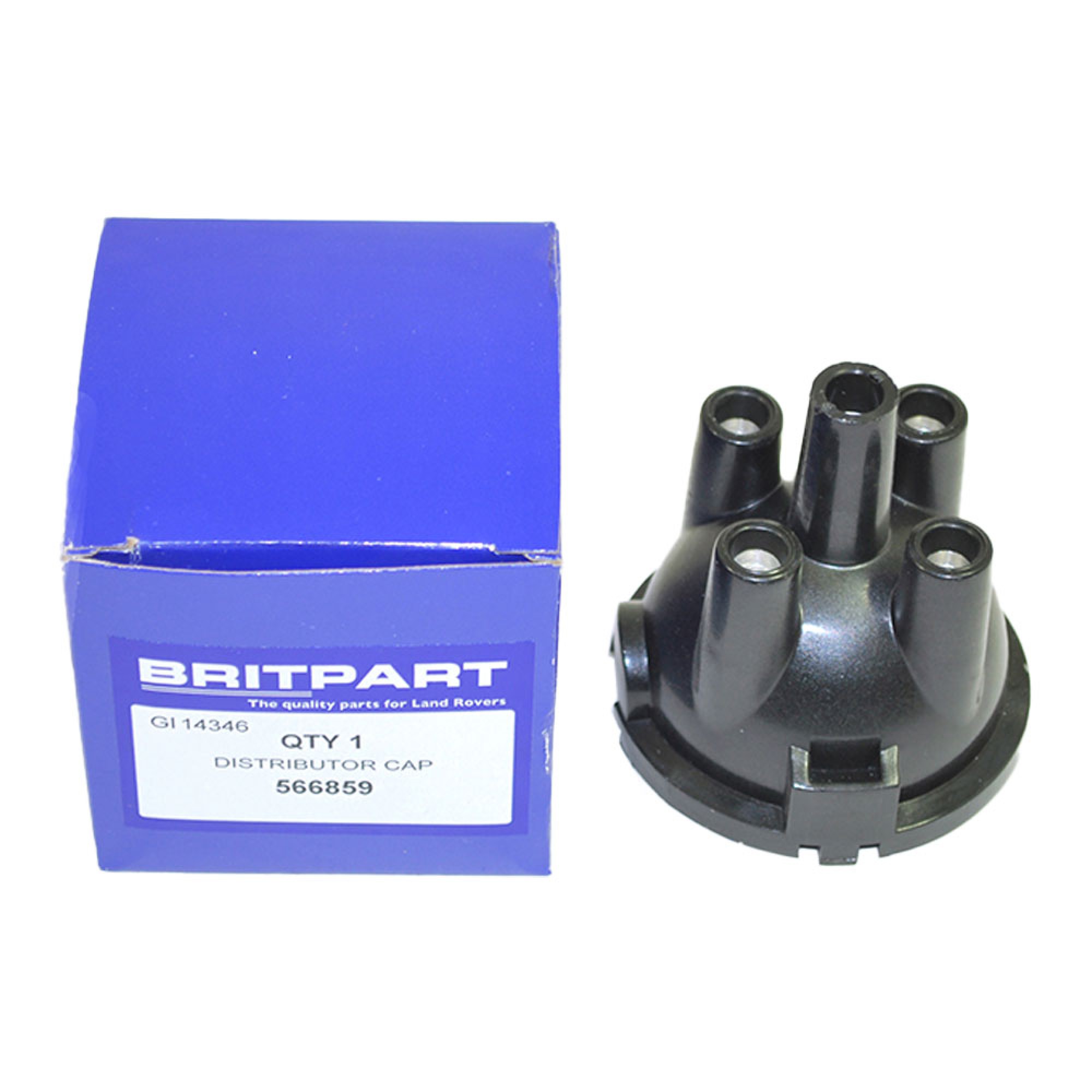 566859 - Distributor Cap 4 Cylinder 1968-75.
