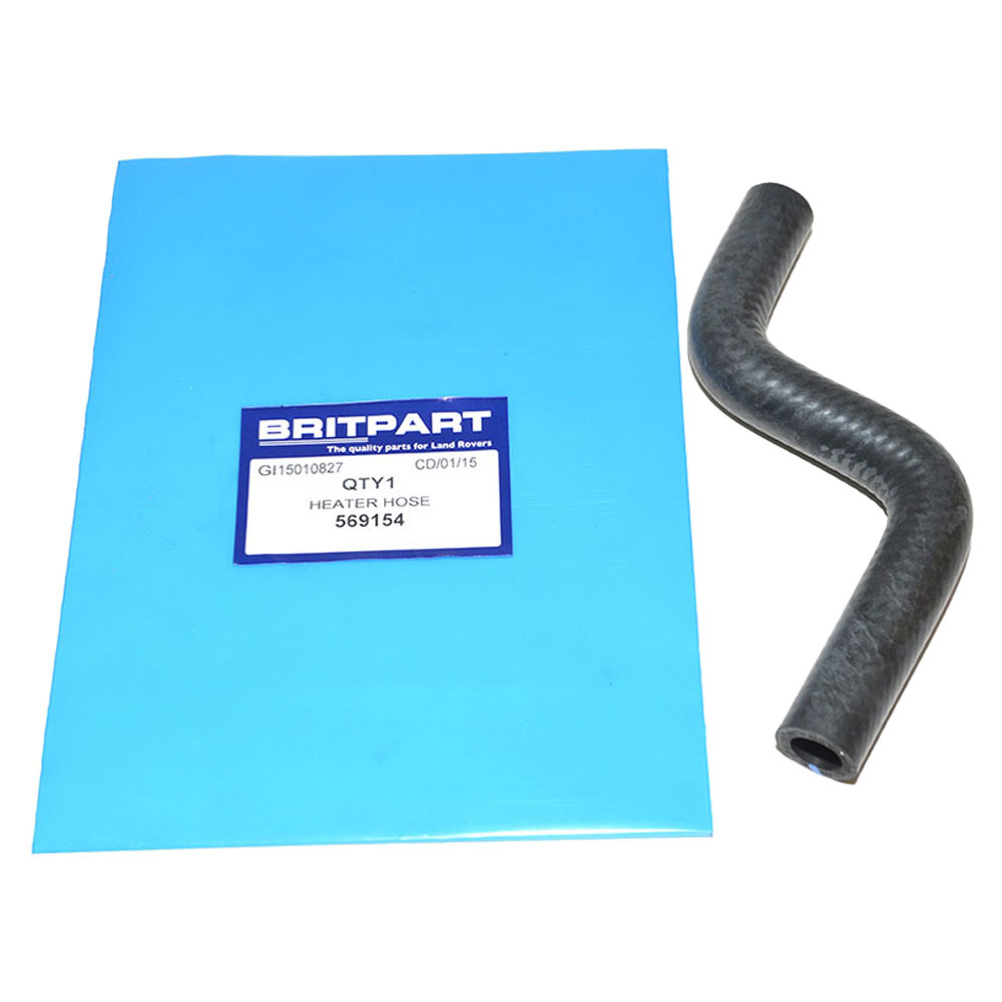 569154 - Heater Hose Rear 2.25 Litre 1968-71.