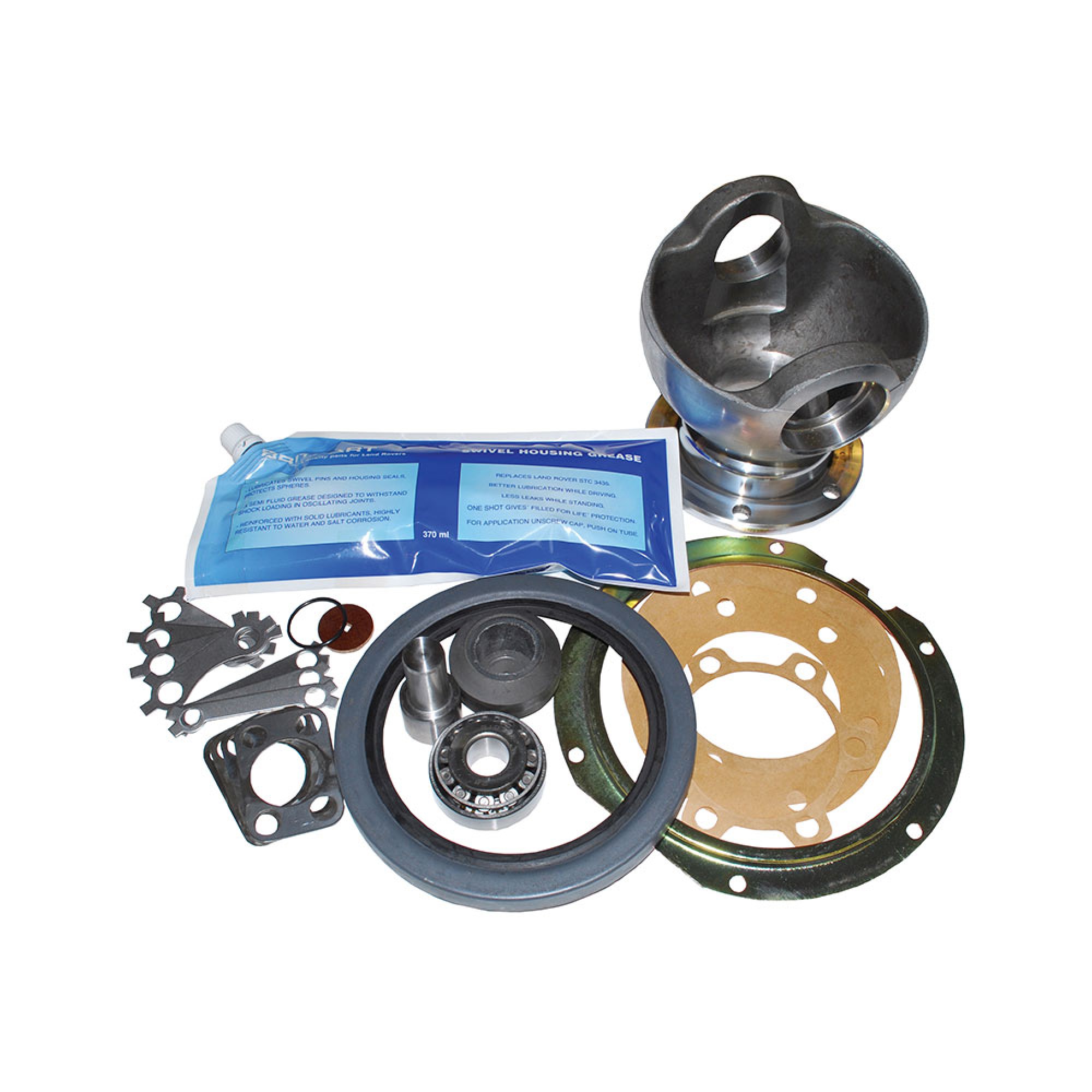 DA3169 - Swivel Rebuild Kit Series 2/2A with Swivel Housing and Steering Arm on Top Of Housing