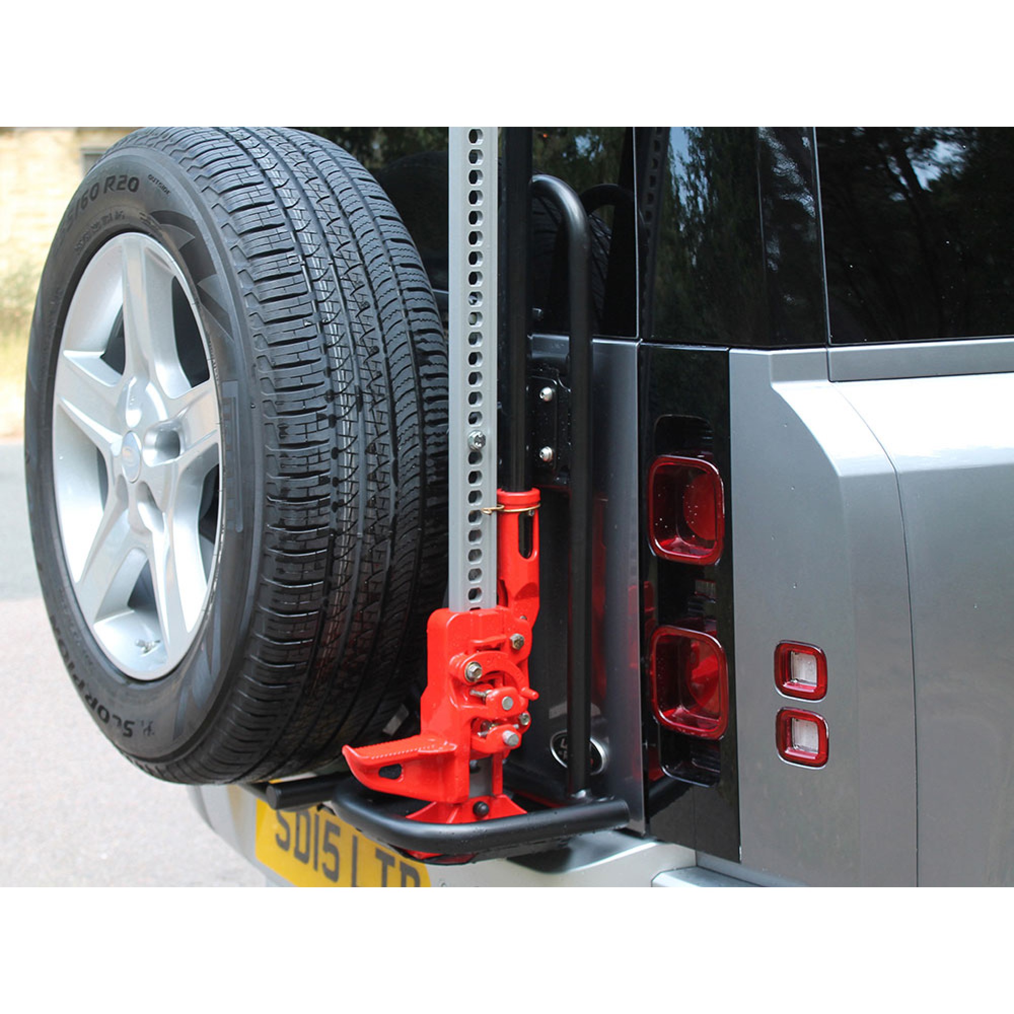 Spare Wheel Cradle & Jack Mount Defender 2020 Safety Device