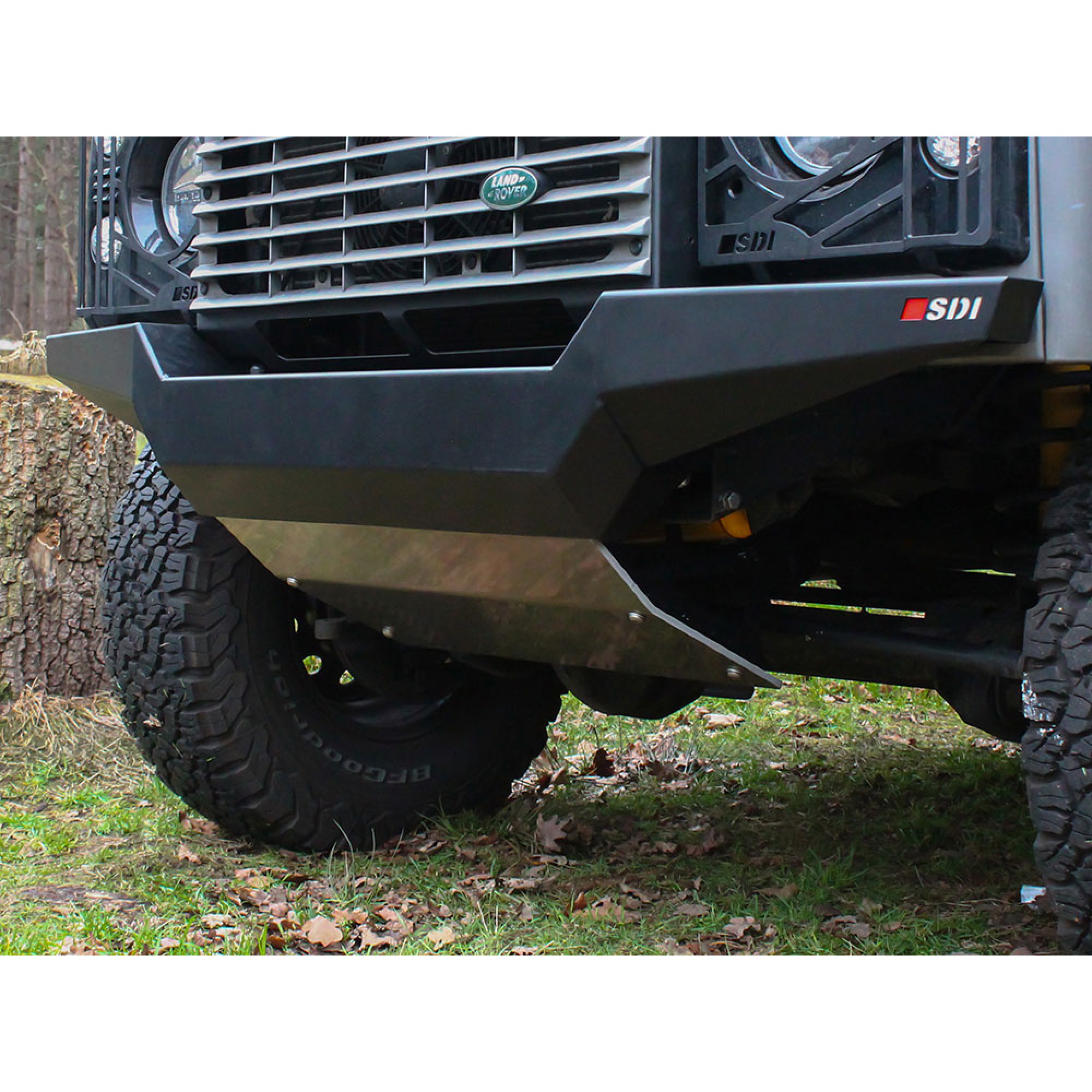 Safety Devices Stepped Non-winch Steering Guard 90/110 (1983-2016)