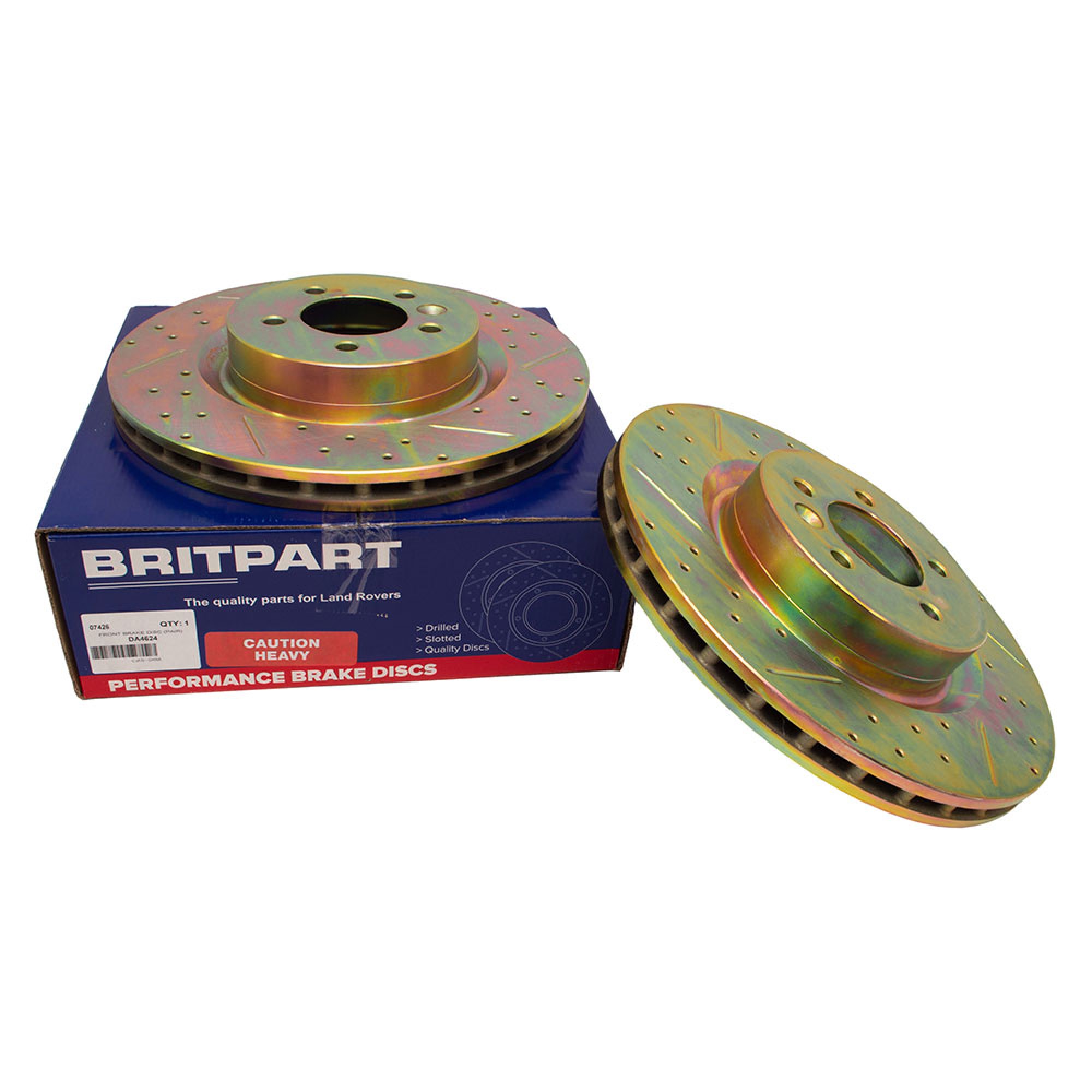 DA4624 - Britpart Performance Front Brake Disc (Pair)