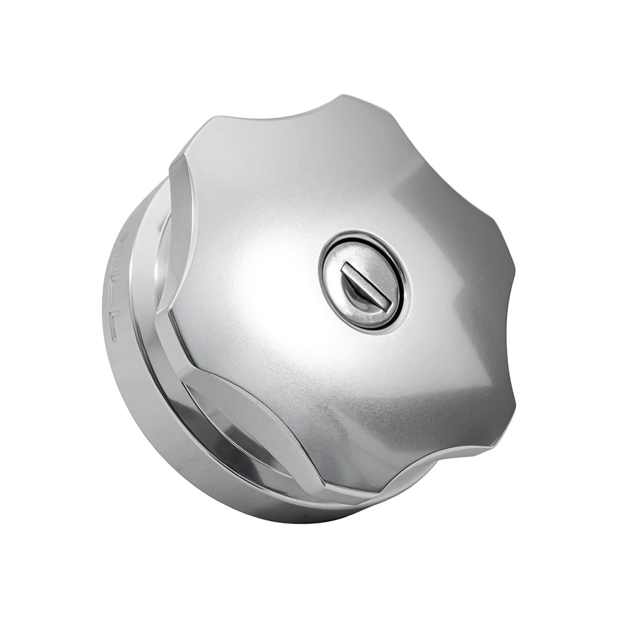 Optimill Silver Alluminium Fuel Cap for 90/110 TD5 and Puma
