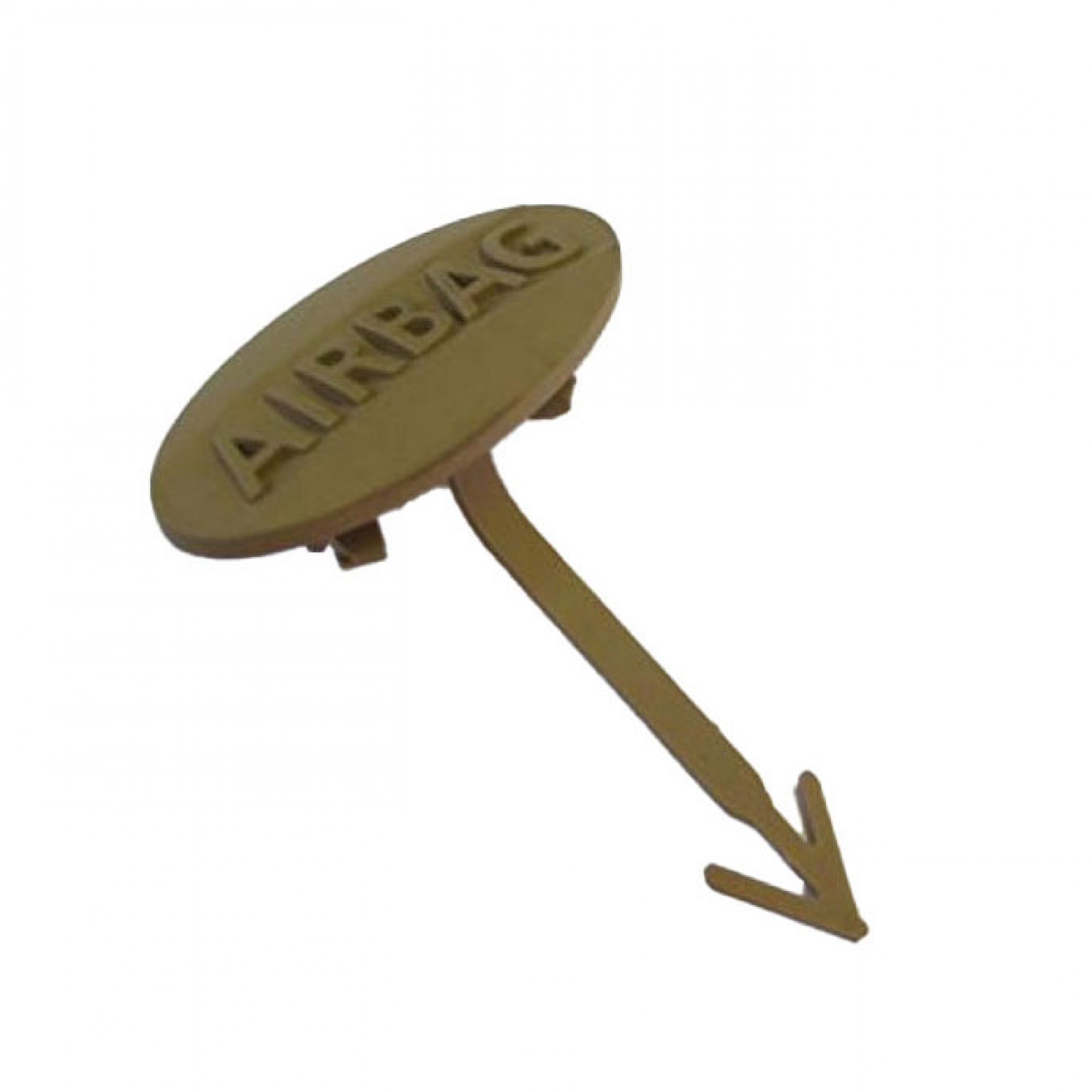 EKA000010SUN - Decal Name Plate Air Bag in Sand