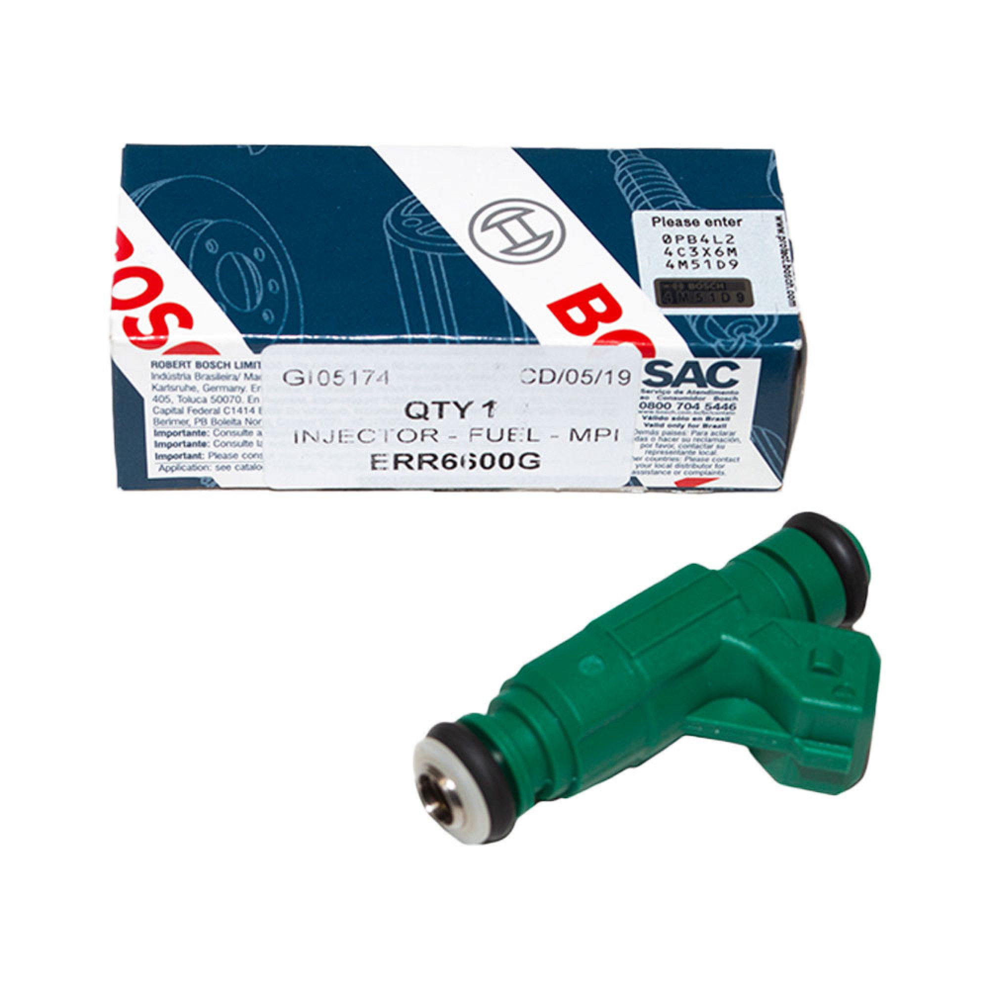 ERR6600G - OEM Injector V8 Range Rover from XA410482 and All Discovery 2