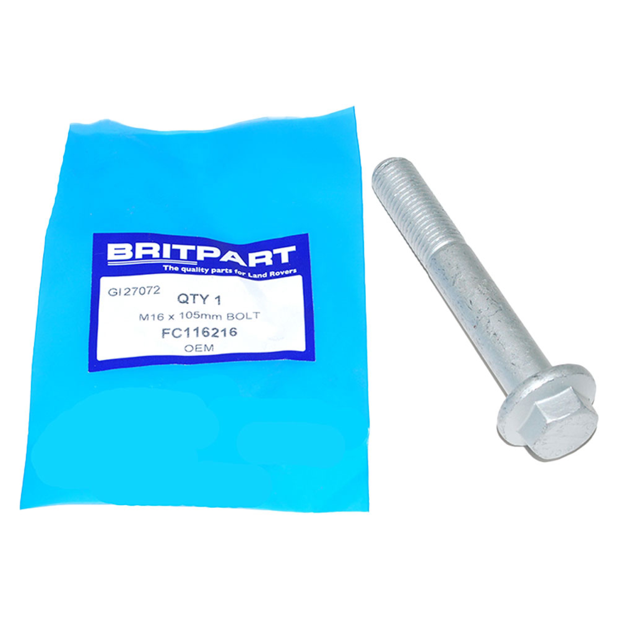 FC116216 - Bolt M16 x 105mm for Rear Of Rear Upper Arm