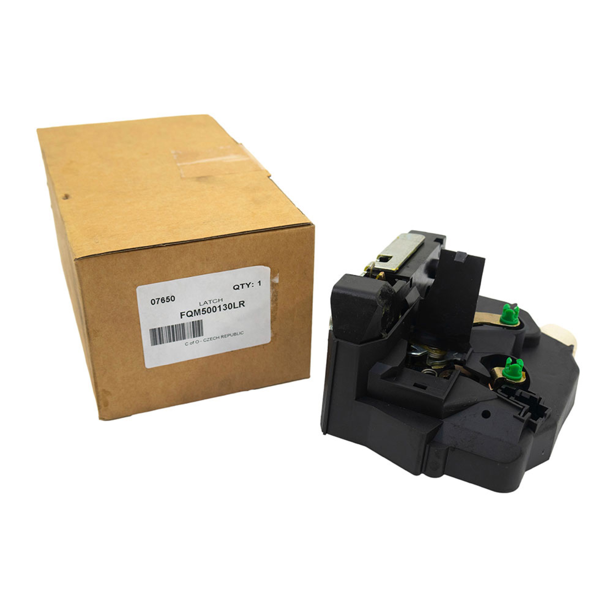 FQM500130LR - Genuine LH Rear Door Latch Assy