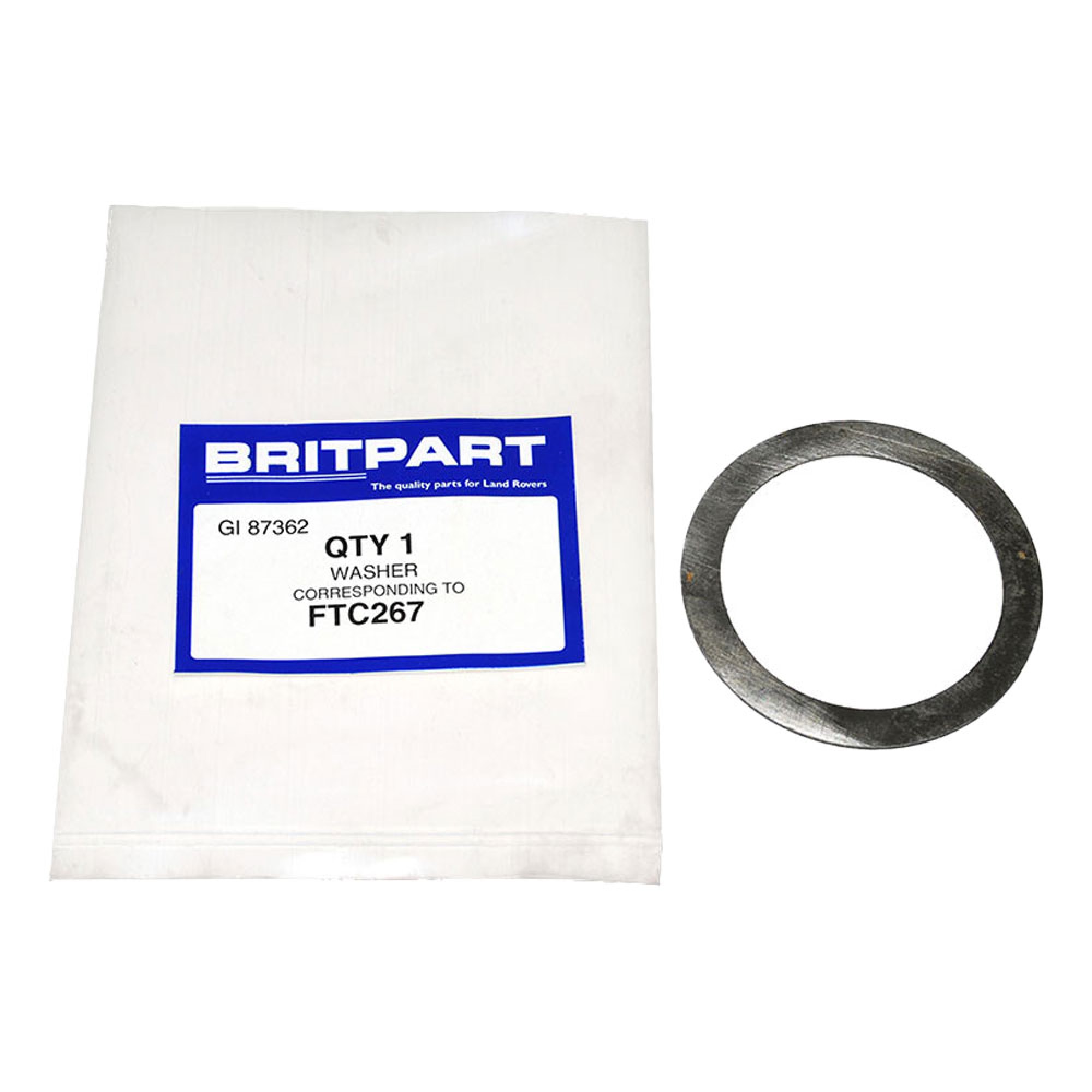 FTC267 - Shim for Layshaft 1.51mm from Suffix F. LT77