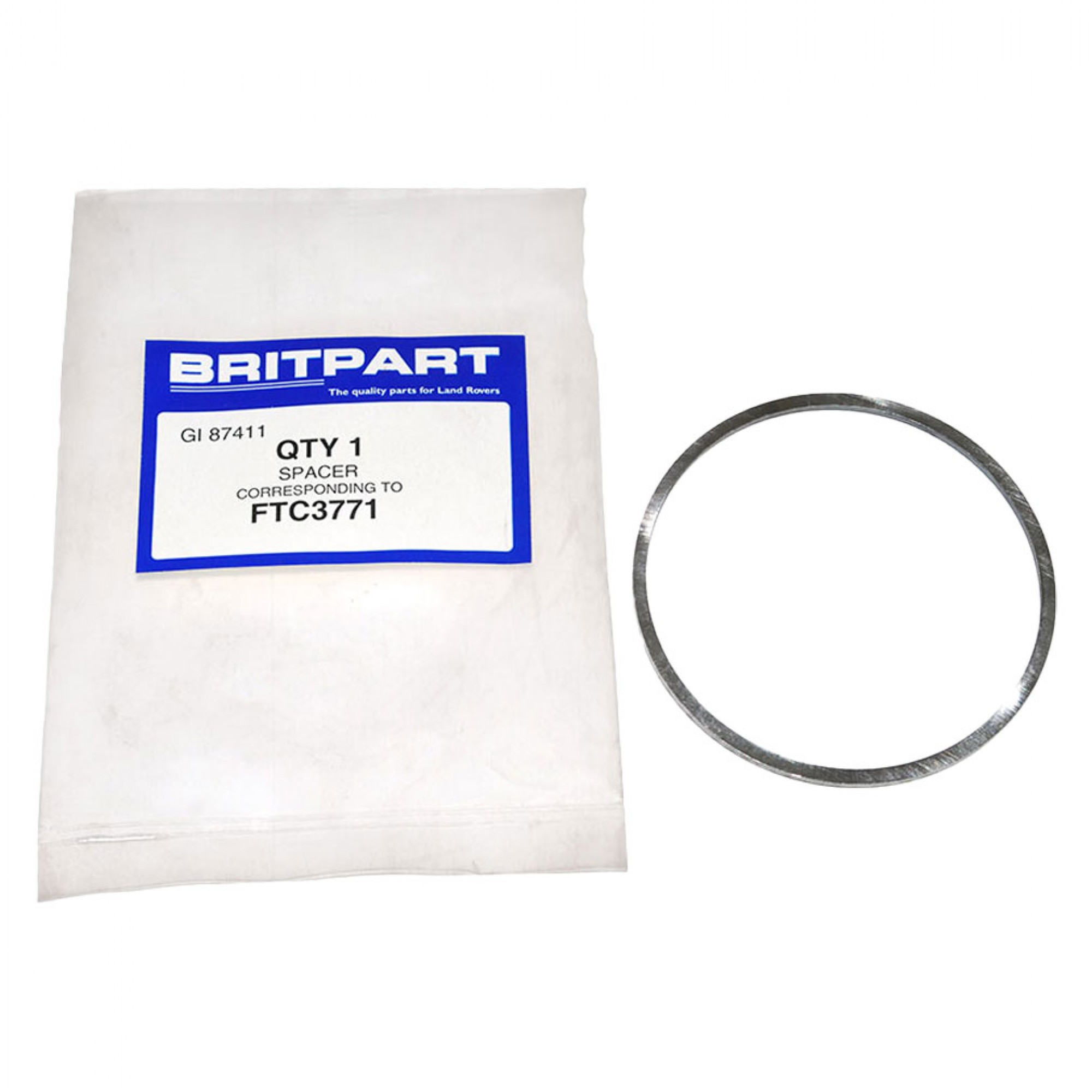 FTC3771 - Genuine Shim Mainshaft Bearing Centre Plate 2.54/2.515mm