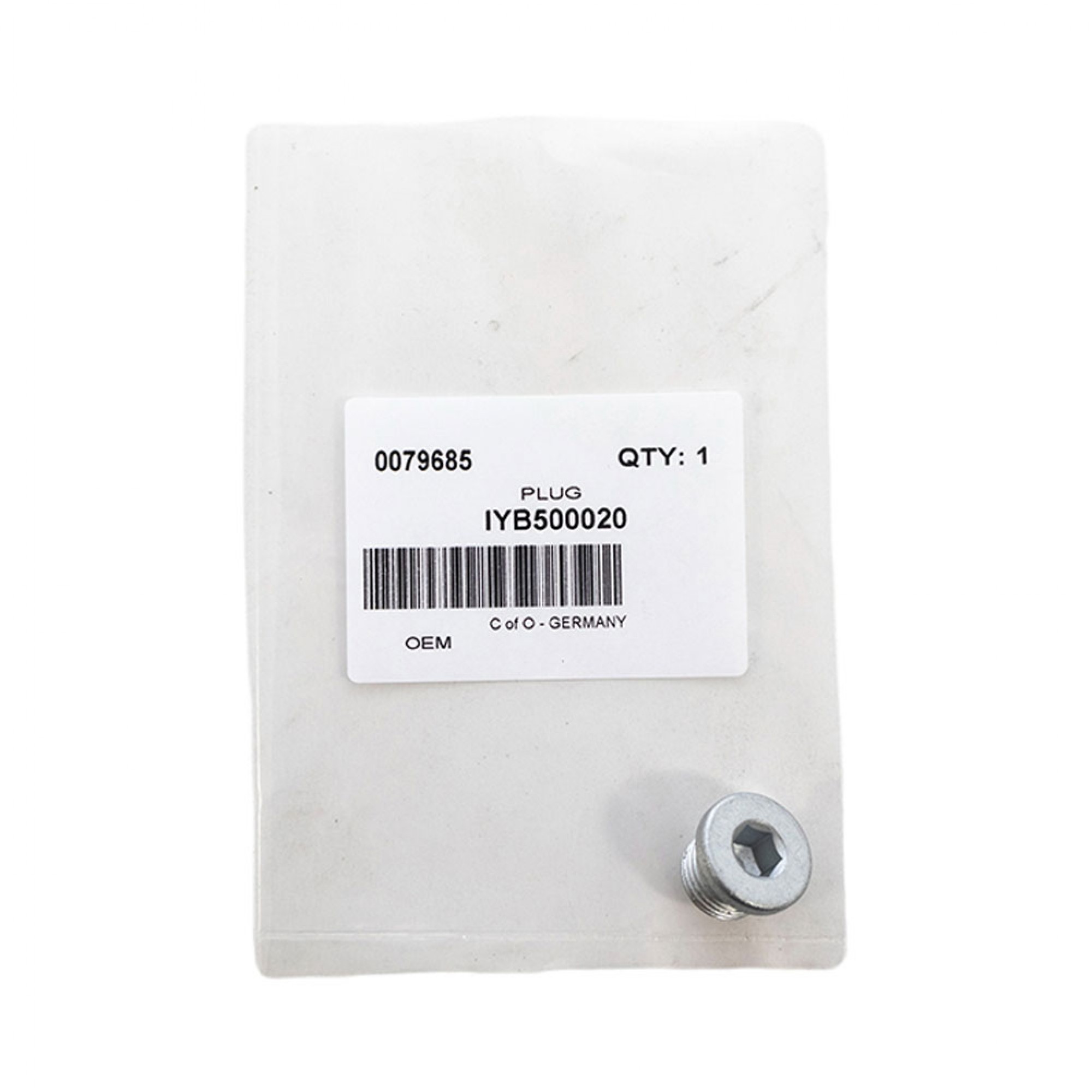 IYB500020 - Transfer Case Plug M16