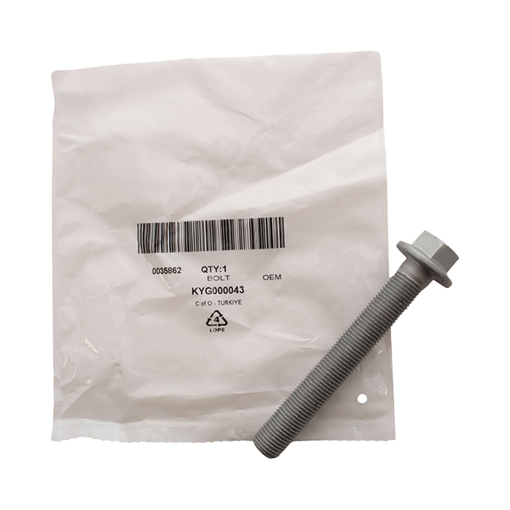 KYG000043 - Bolt M14 x 103mm Lower Suspension Arm Front