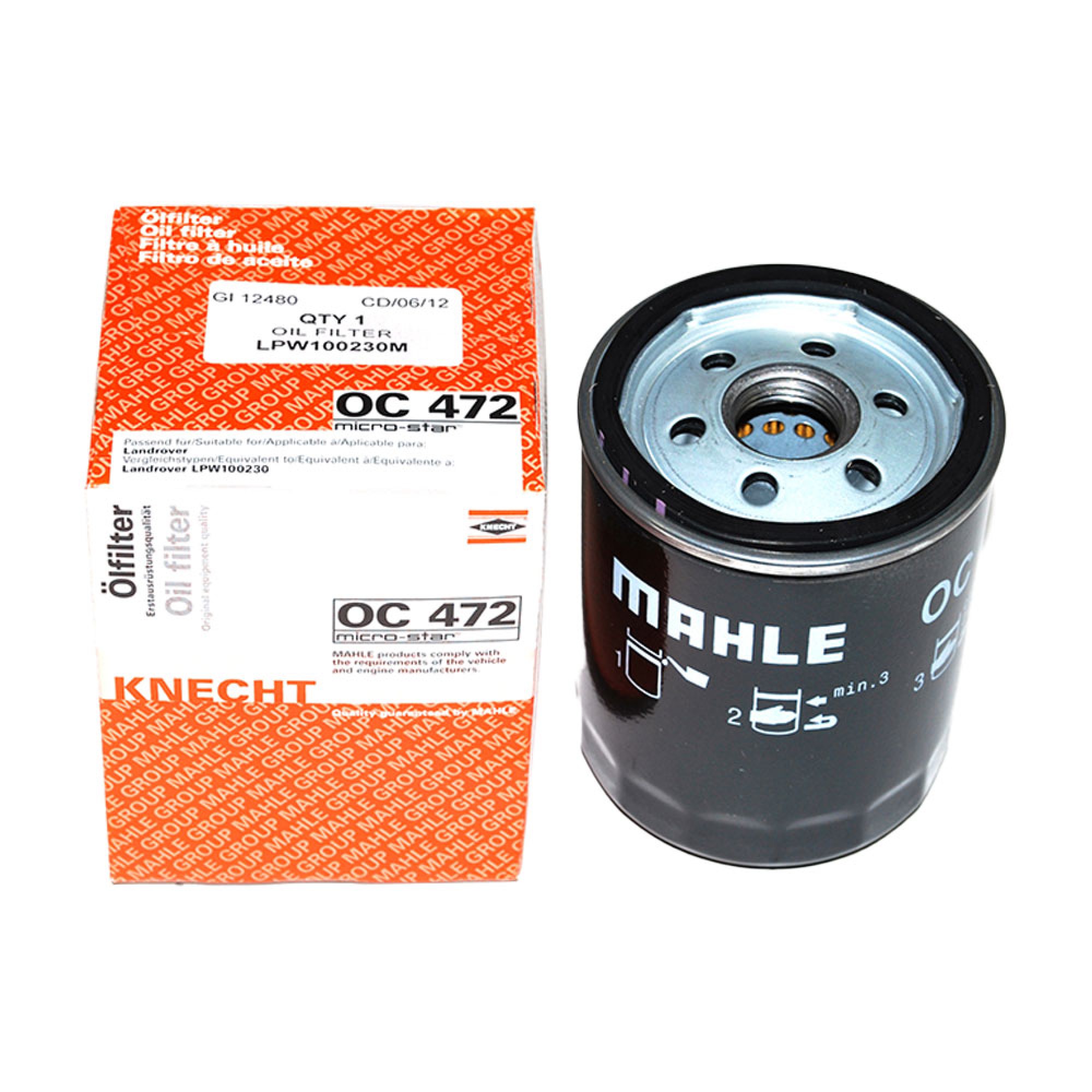 LPW100230M - Mahle - Oil Filter V6 Freelander