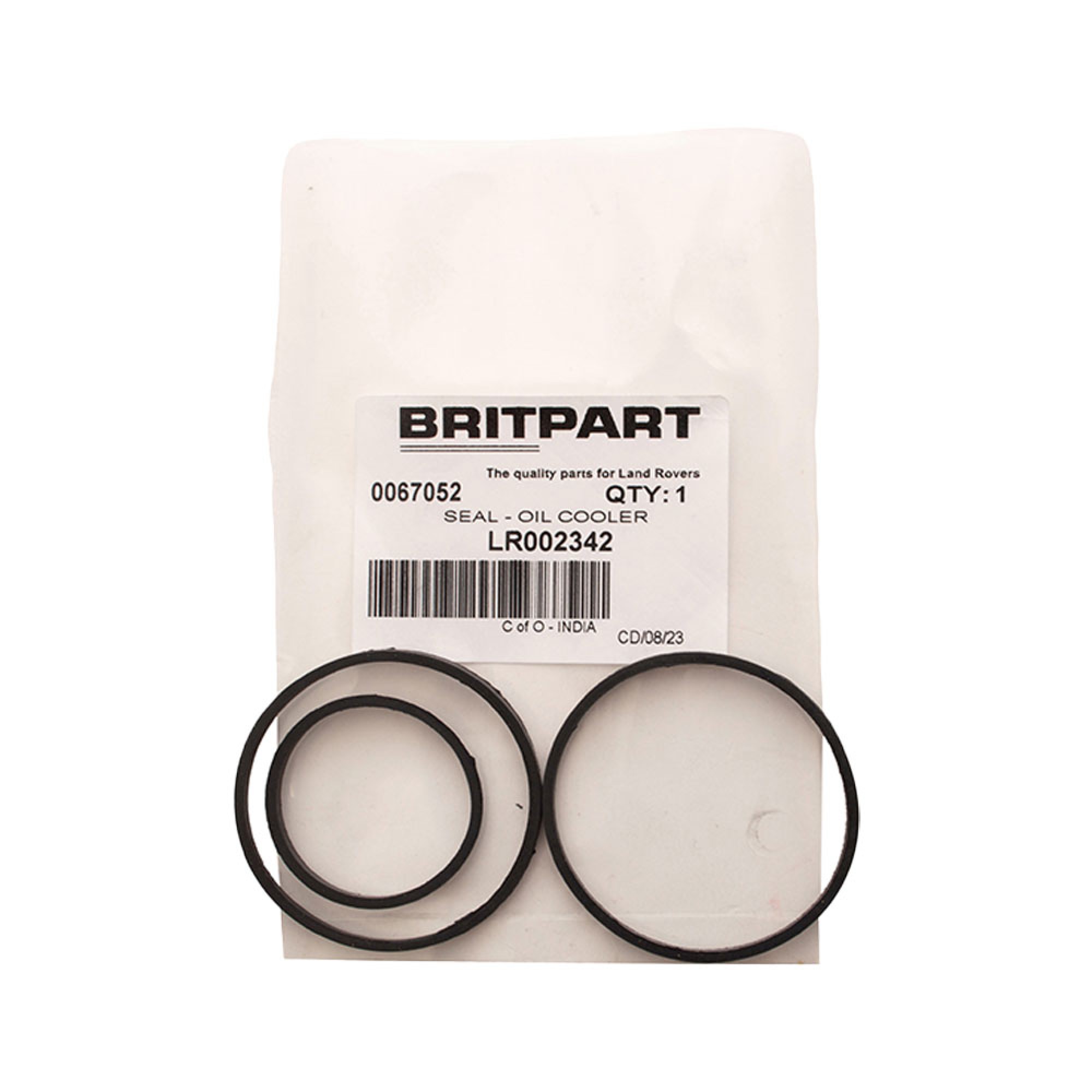 LR002342 - Oil Cooler and Filter Seal