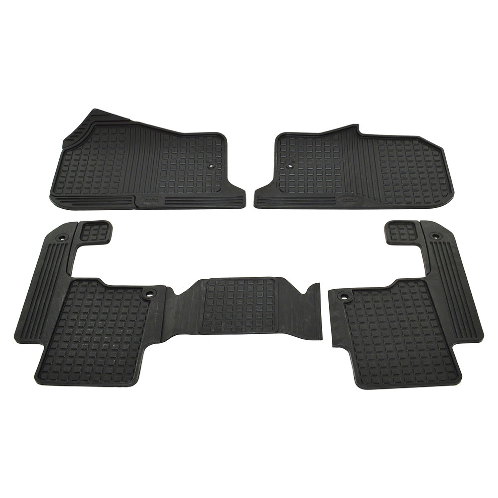 Genuine Rubber Mats Full Set - Discovery 3/4 RHD Front and Rear Contour Set - LR006237