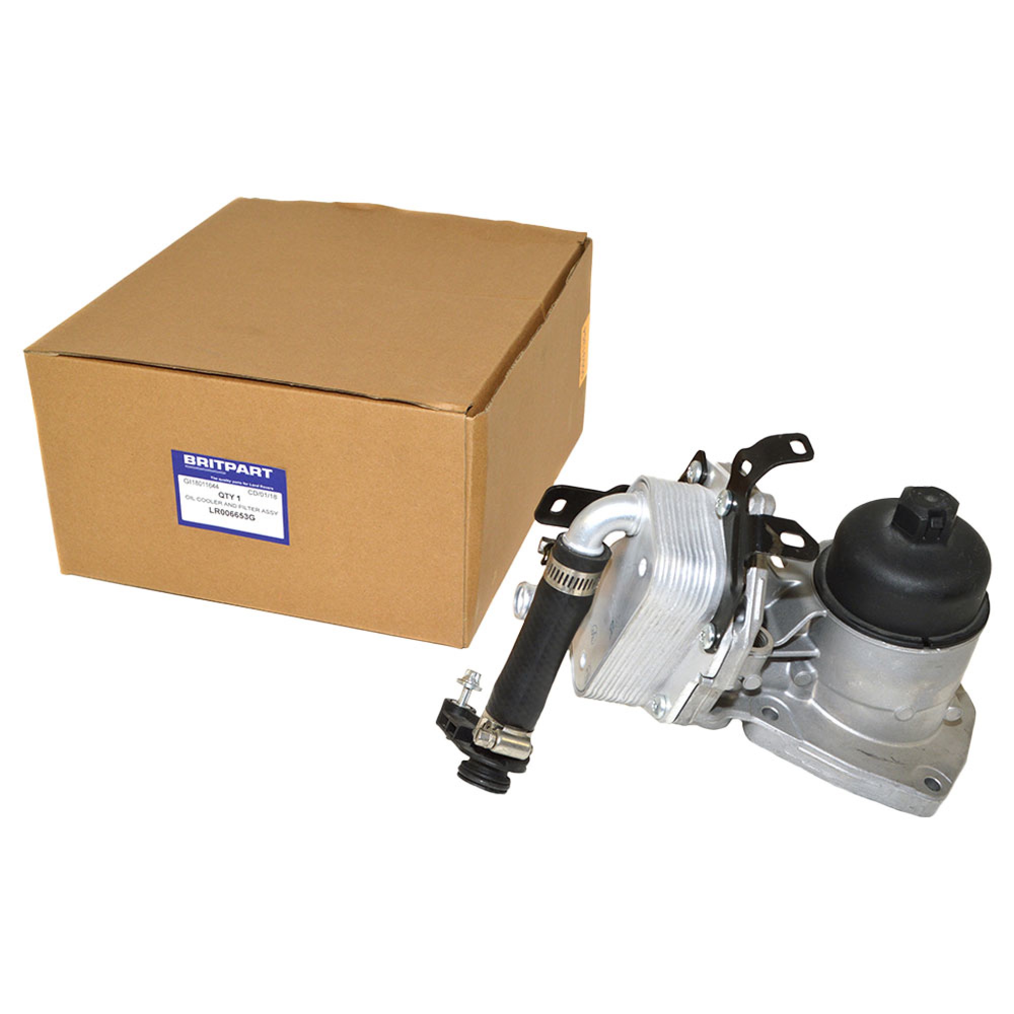 LR006653G - Genuine Oil Cooler and Filter Assembly