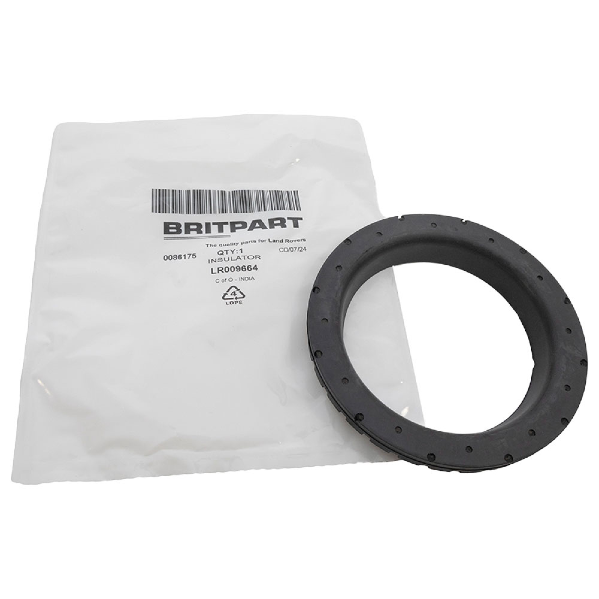 LR009664 - Upper Isolater Pad 15mm for Shock Absorber