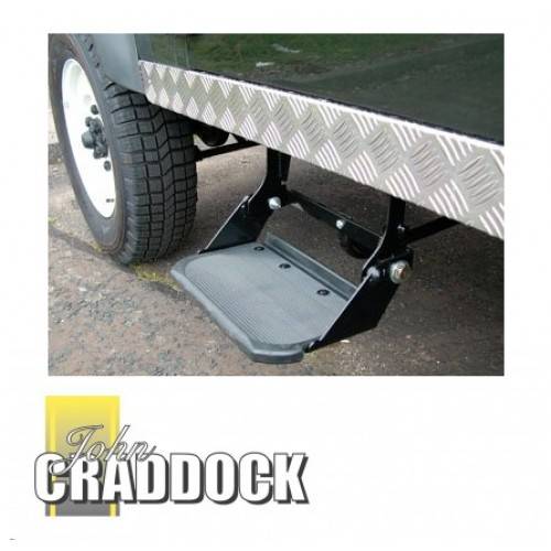 Fold up Side Step Kit for Defender- Includes Stabiliser Bar & Fixing Kit - After XA159807 1 x ANR6563 Nut Required
