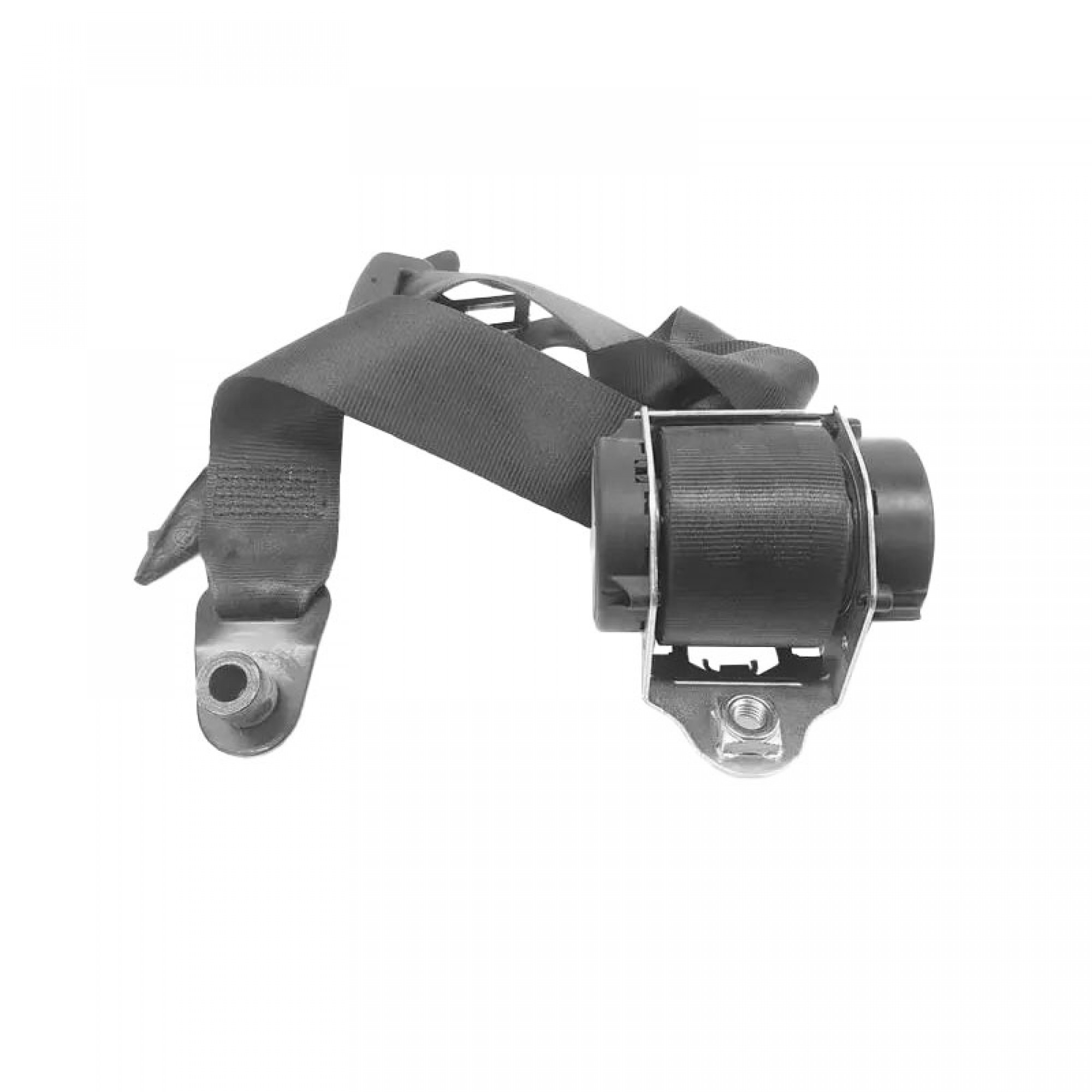 LR016452 - Genuine Rear Secondrow Seat Belt RH Black