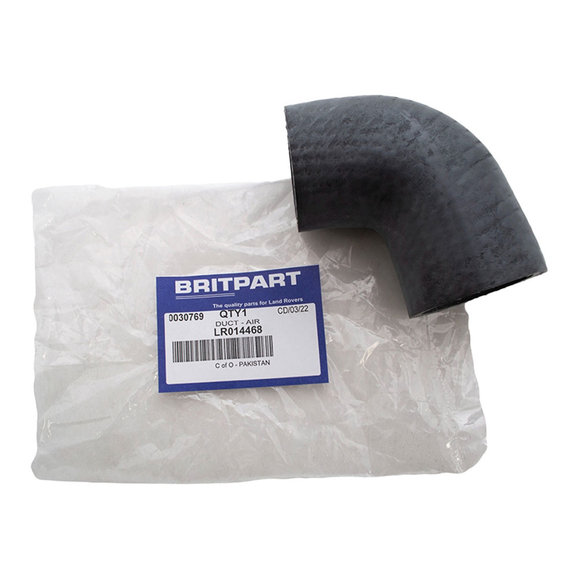 LR014468 - 3.6L V8 32V Inlet Manifold Air Duct