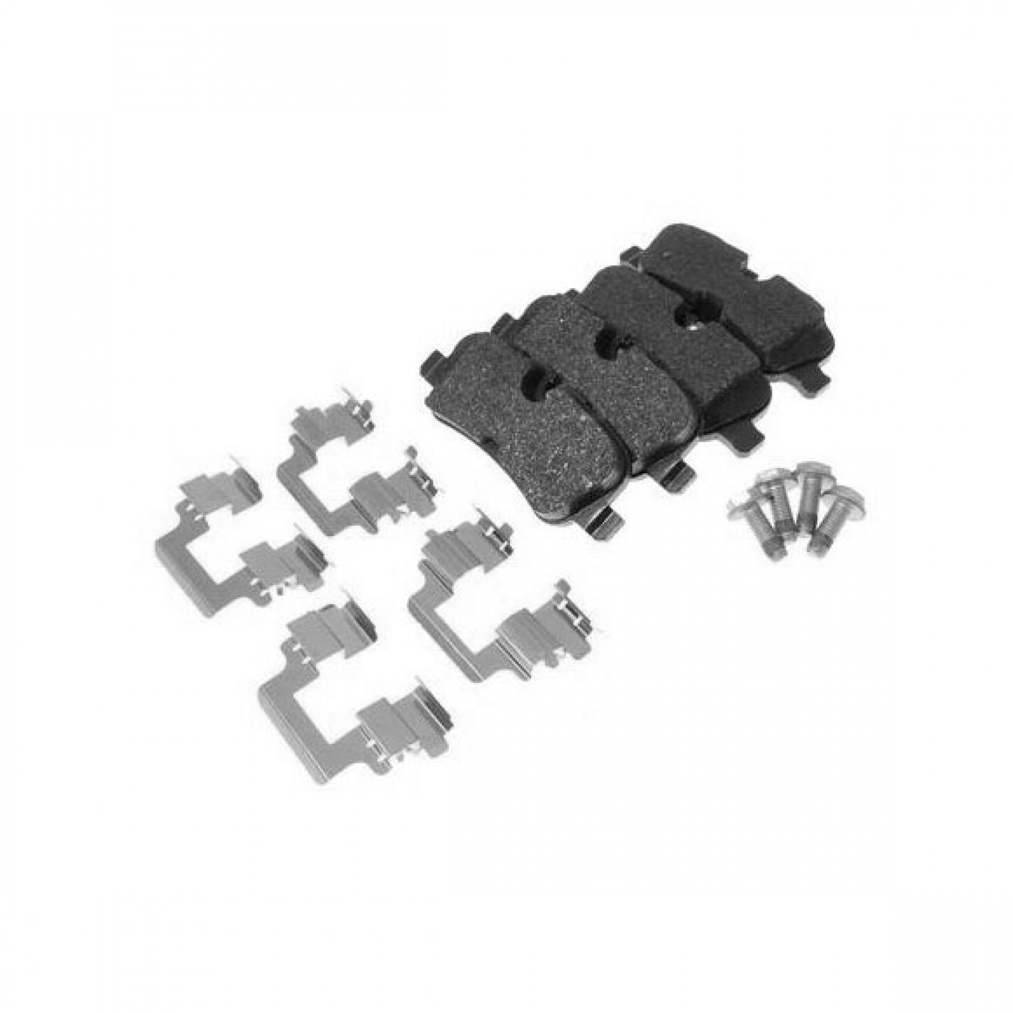 LR015519 - Britpart Rear Brake Pads Discovery 4 Range Rover 2010-13 R/R Sport 2010-13 with Clips