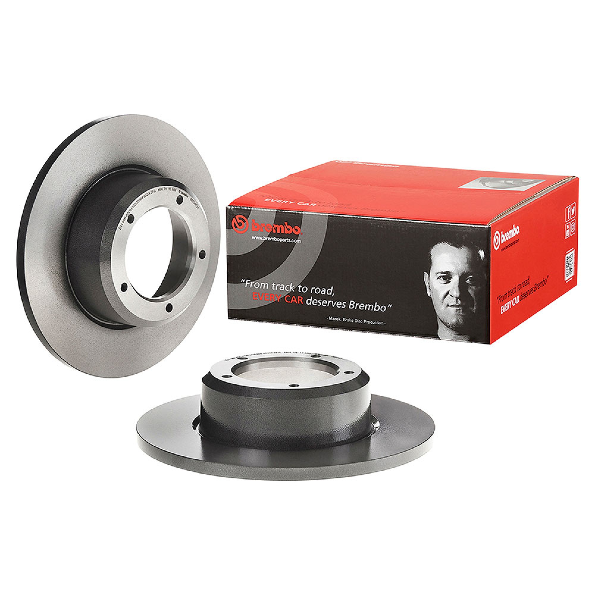 LR017951BR - Brembo Brake Disc Solid Front One Pair