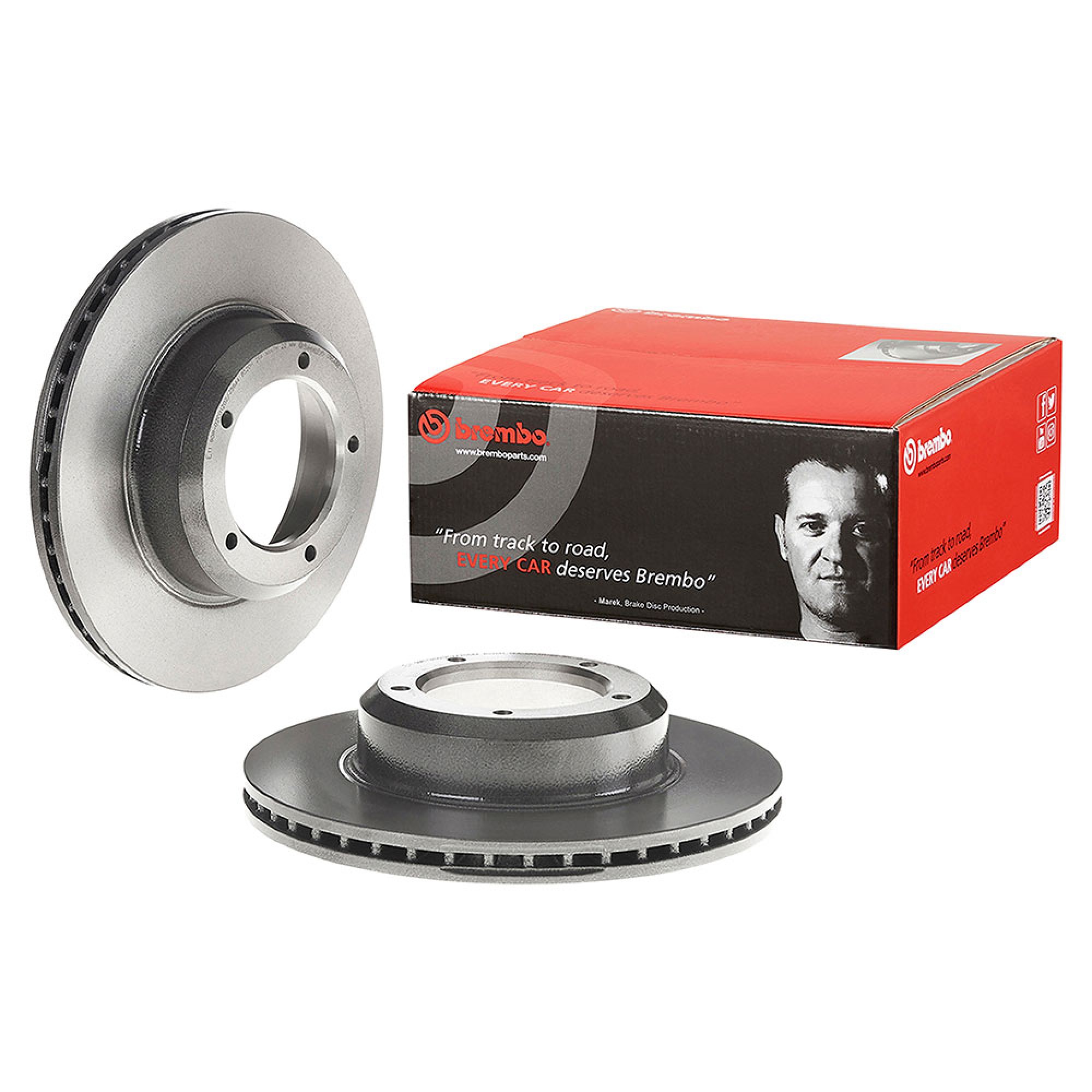 LR017952BR - Brembo Brake Disc Vented Front One Pair
