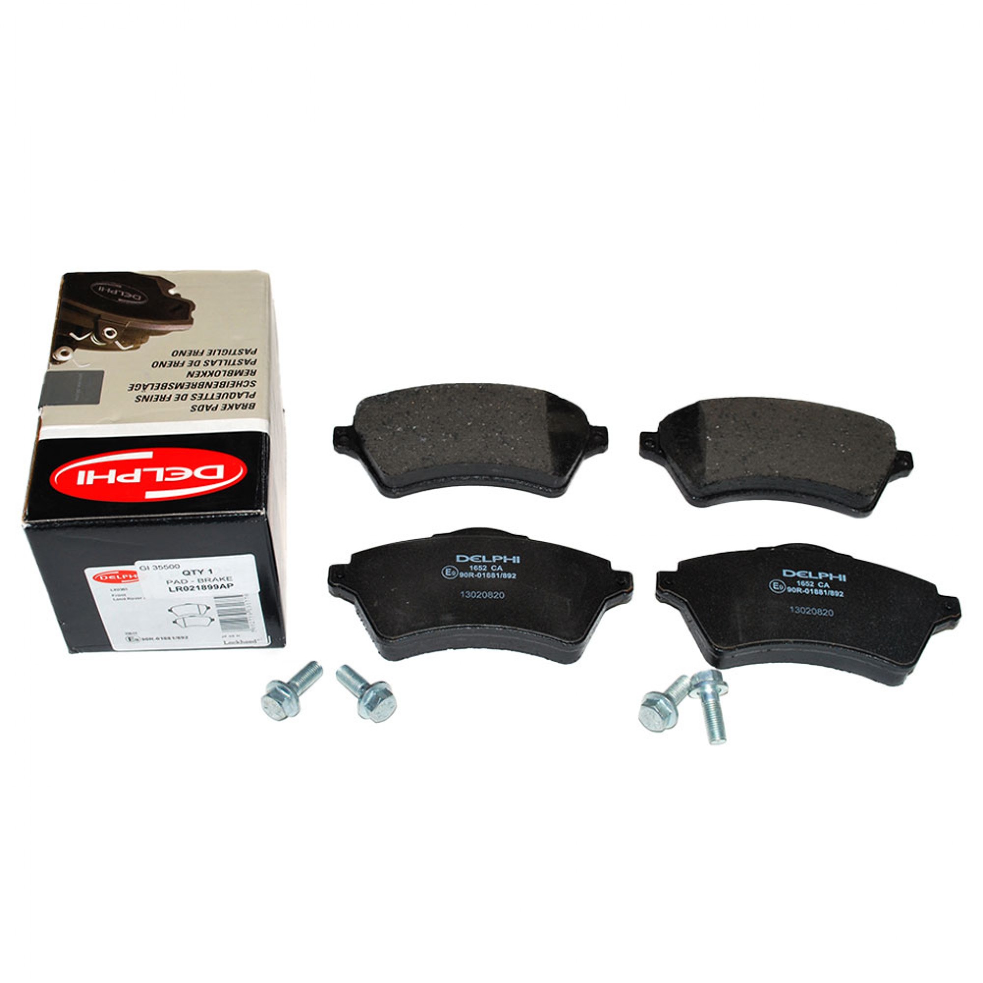 LR021899AP - Delphi Brake Pad Set Front 2001 on Freelander 1