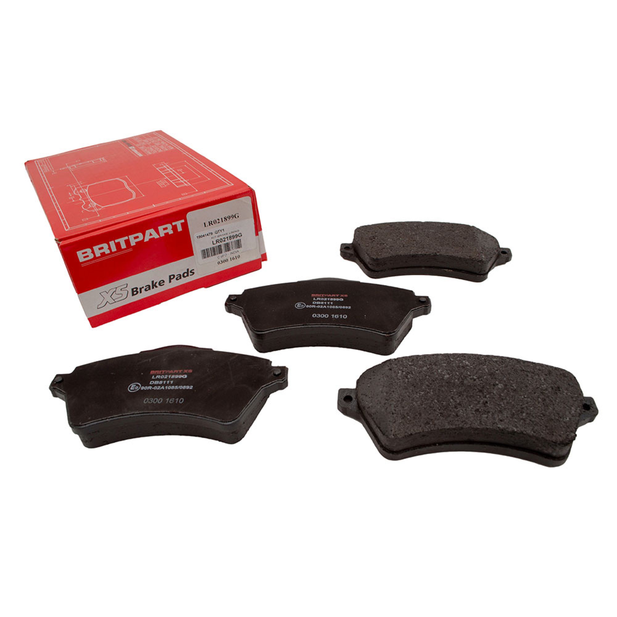 LR021899G - Britpart Xs Brake Pad Set Front 2001 on Freelander 1