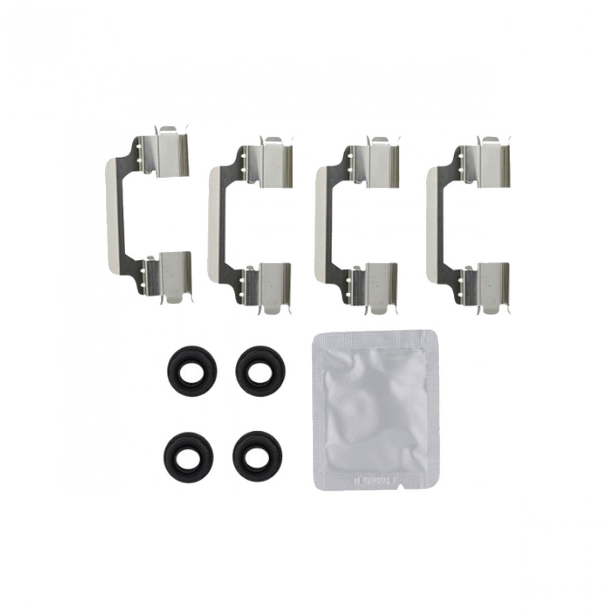 LR026219 - Kit Front Brake Pad Clips Axle Set