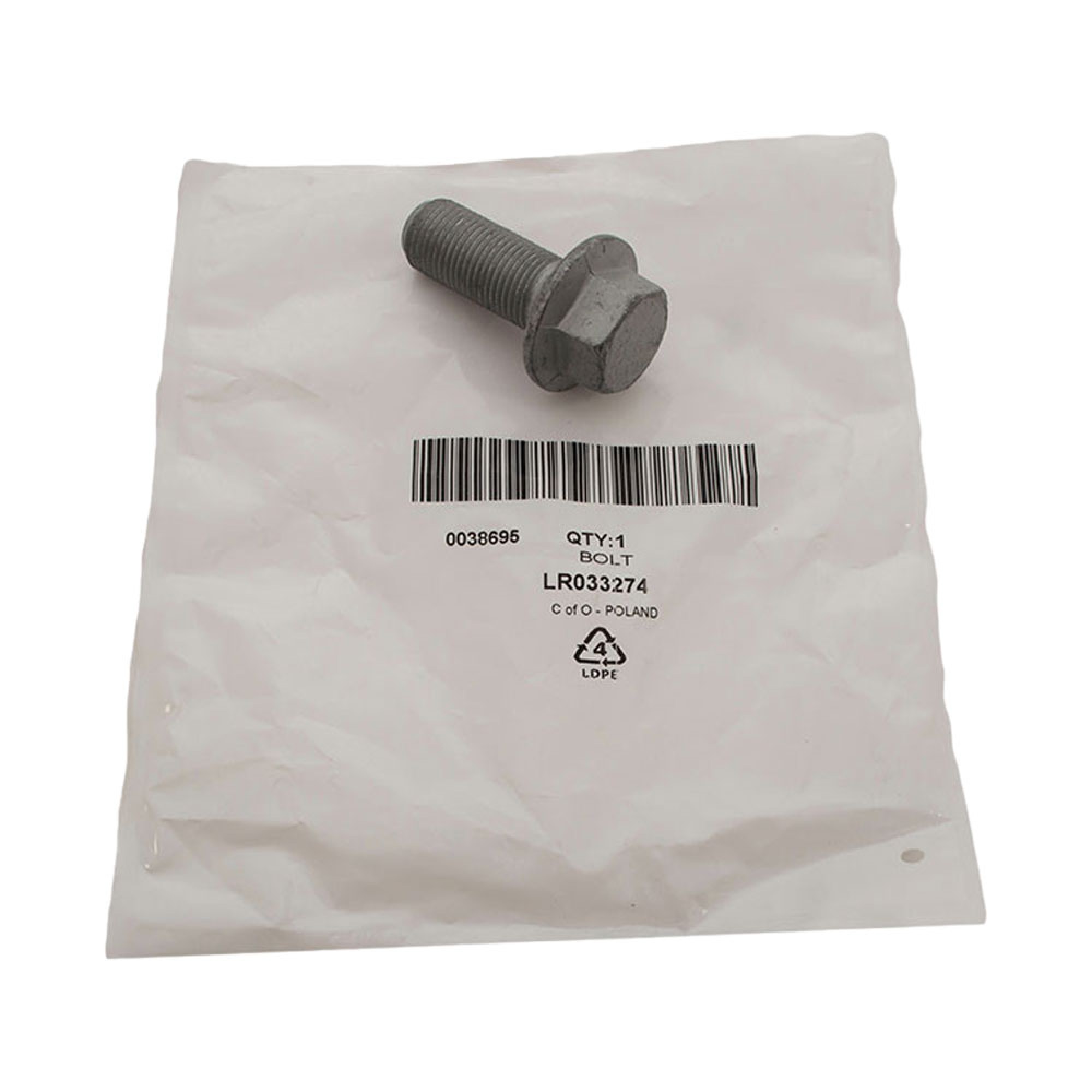 LR033274 - Bolt M16 x 40 for Front Brake Caliper