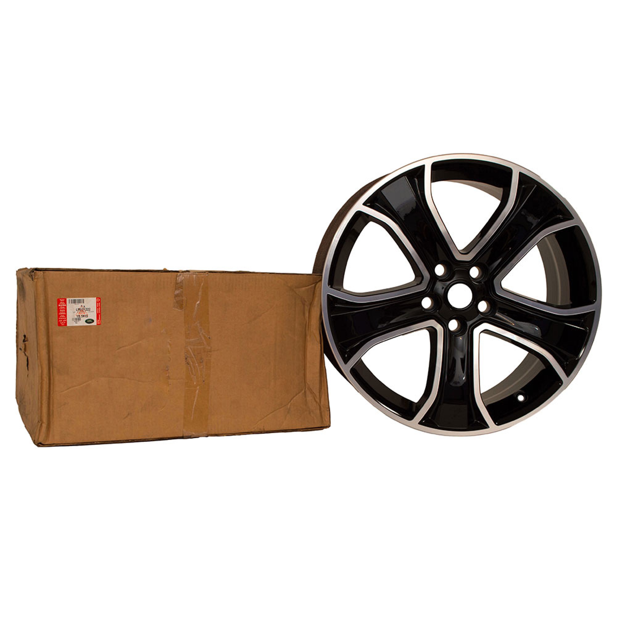 LR031222 - Genuine Alloy Wheel 20 " Diamond Turner Design 3 Black Finish with Diamond Turned Edges