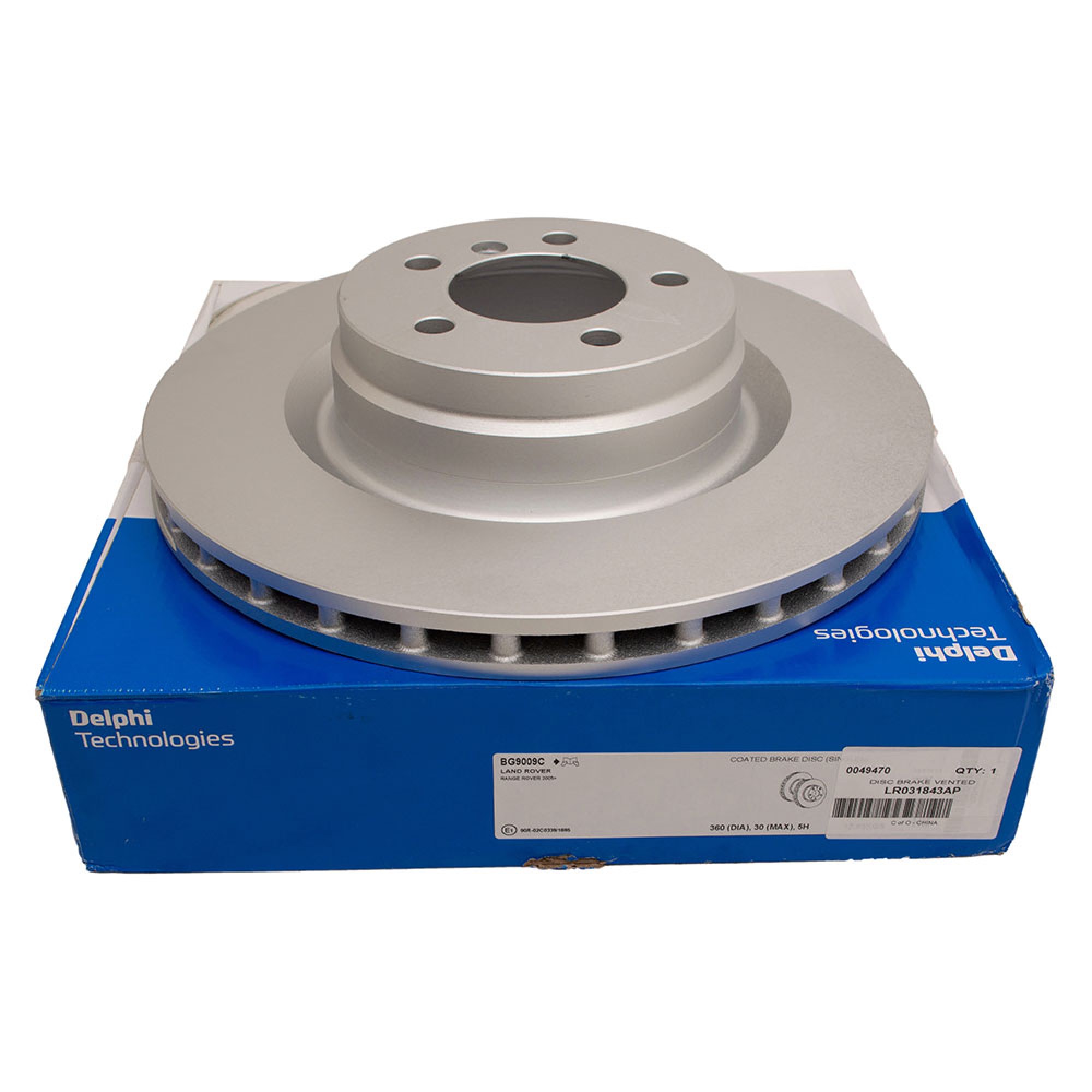 LR031843AP - Delphi Front Brake Disc Rang Rover 2010/2012