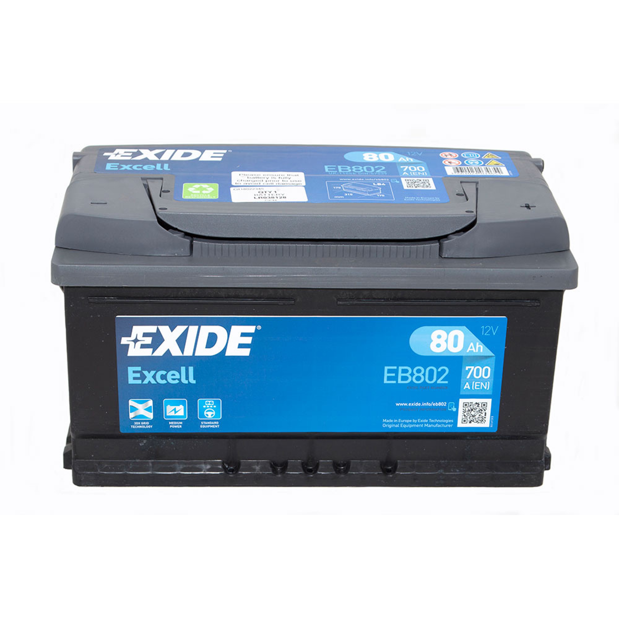 LR038128 - Battery 80 Ah 700 Amp Discovery 4 V8. Range Rover Sport 5.0 L V8 and 4.2 V8. Freelander 2 Auto. Evoque. Unable to Send Collect Only