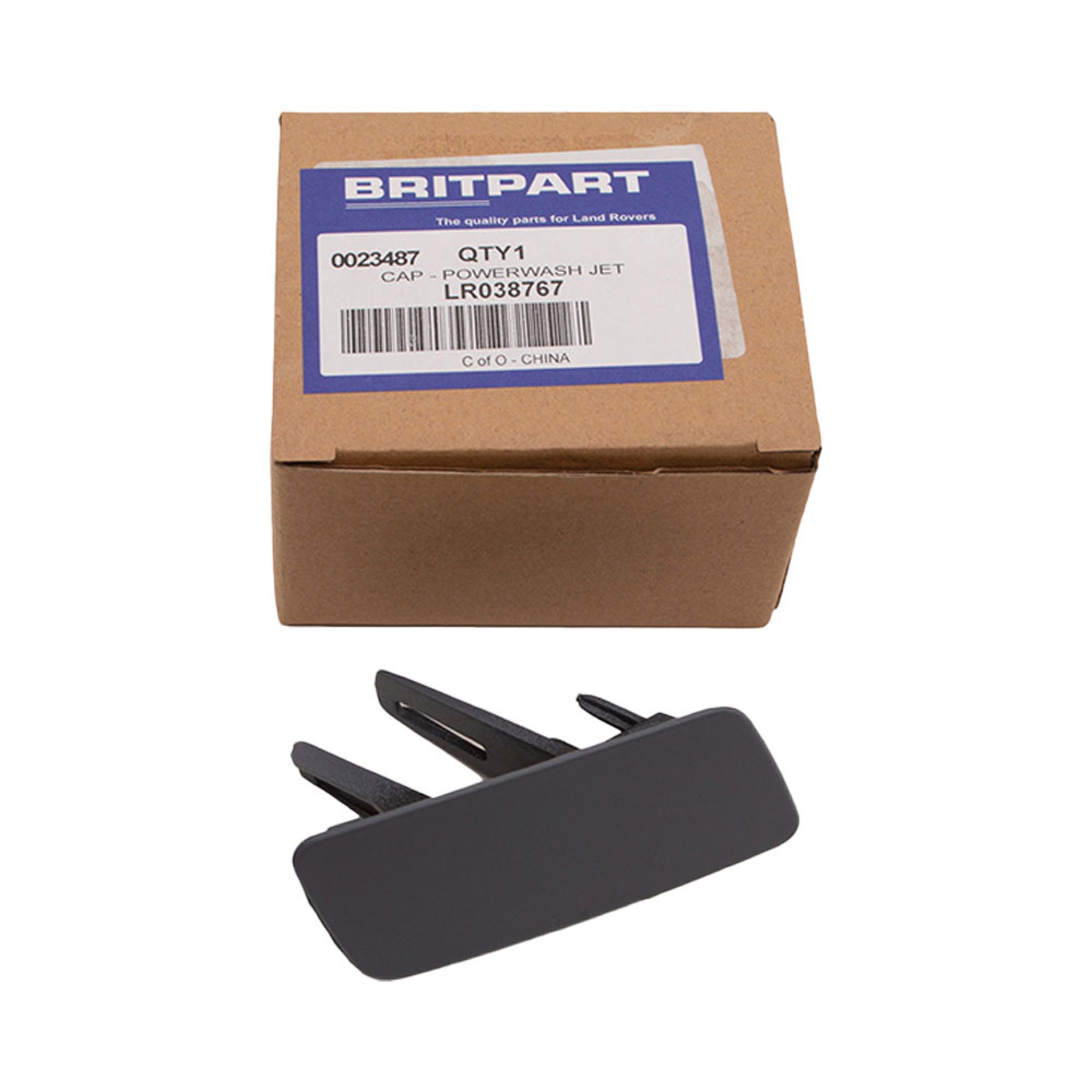 LR038767 - RH Bumper Headlamp Washer Cap