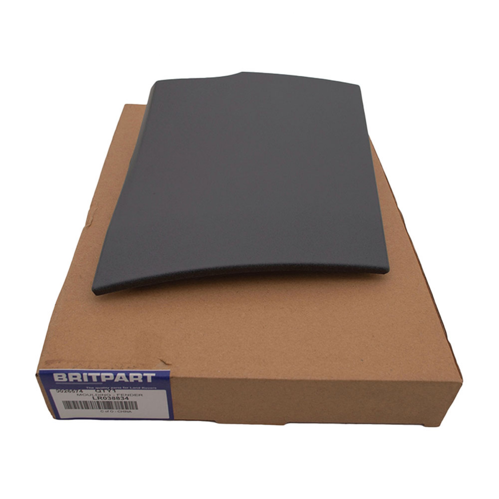 LR038834 - LH Upper Side Fender Moulding Primed