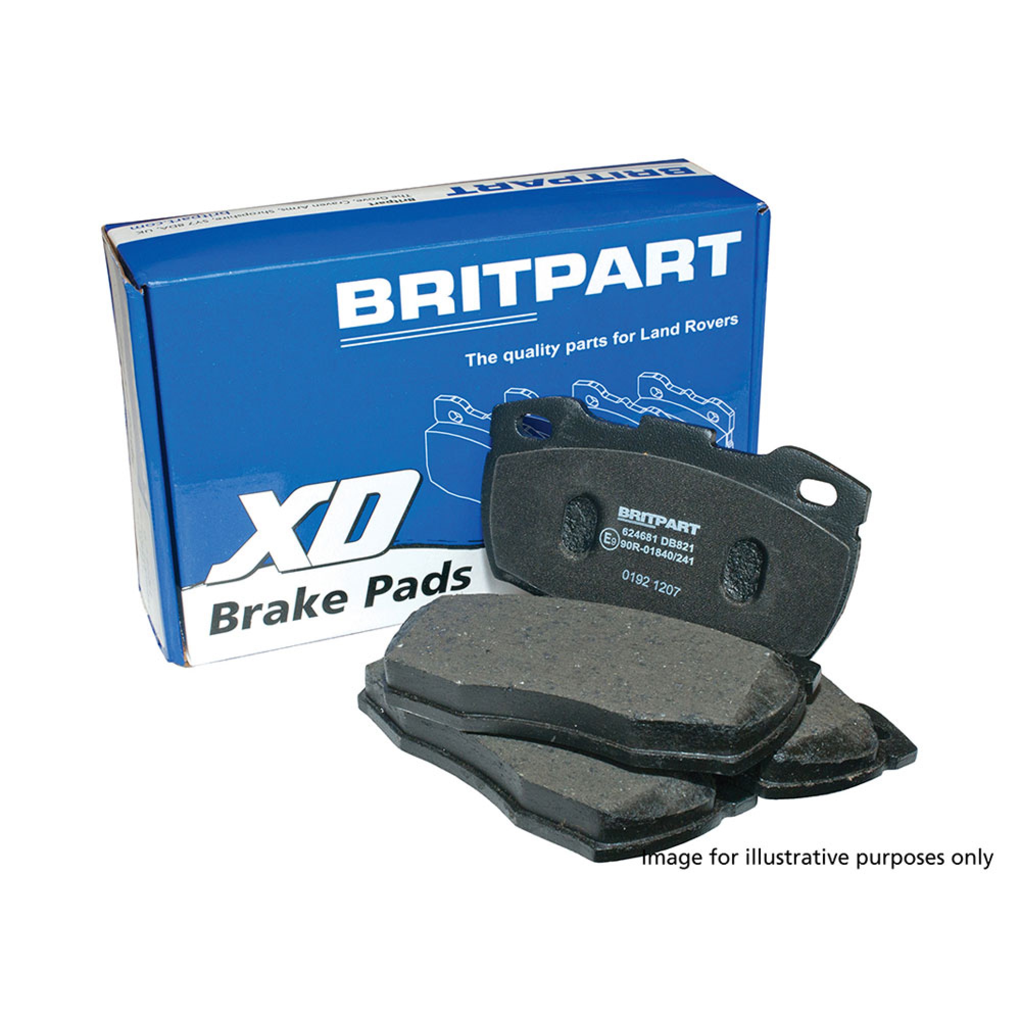 LR043714 - Rear Brake Pads for Evoque (Chassis Dh to Fh)