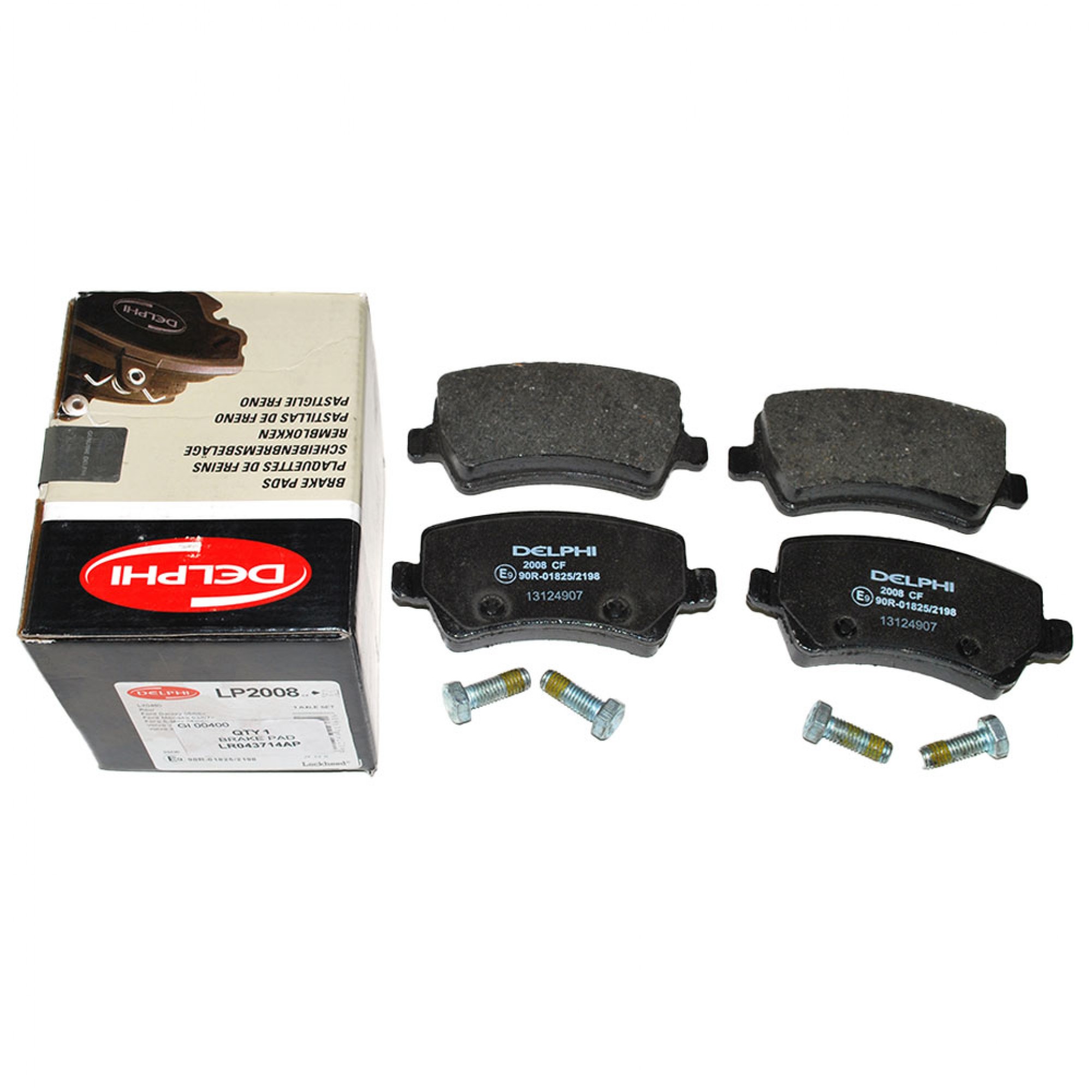 LR043714AP - Delphi Evoque Rear Brake Pads Chassis Dh - Fh Chassis Number