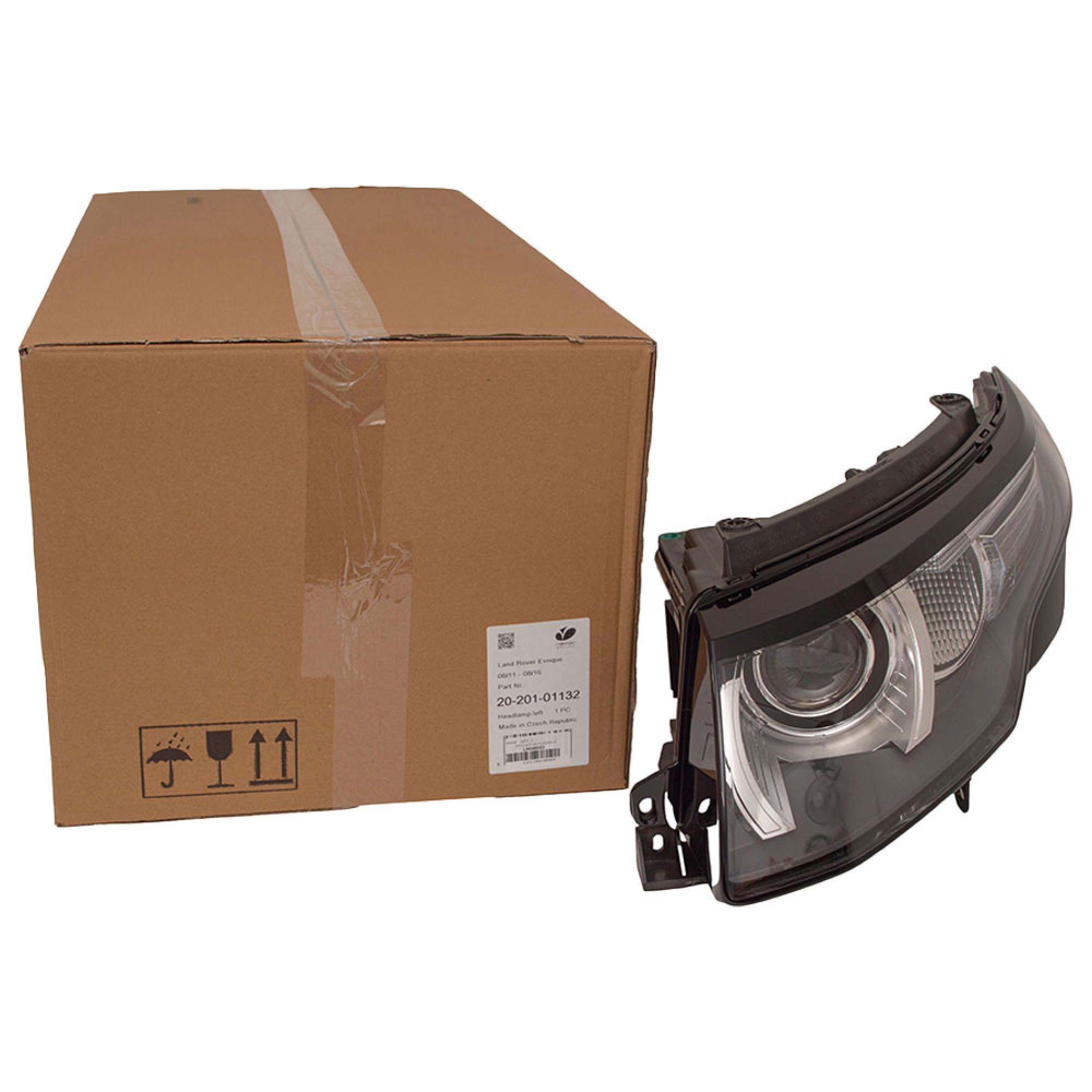 LR048053 - OEM Front LH Headlamp with Halogen Bulb