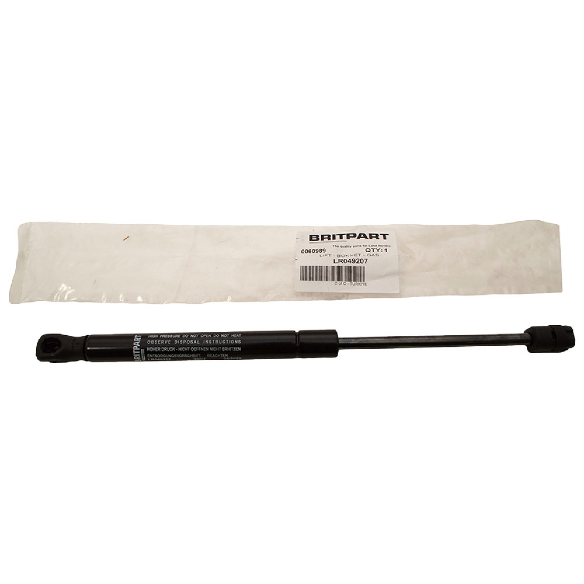 LR049207 - Gas Lift for Bonnet