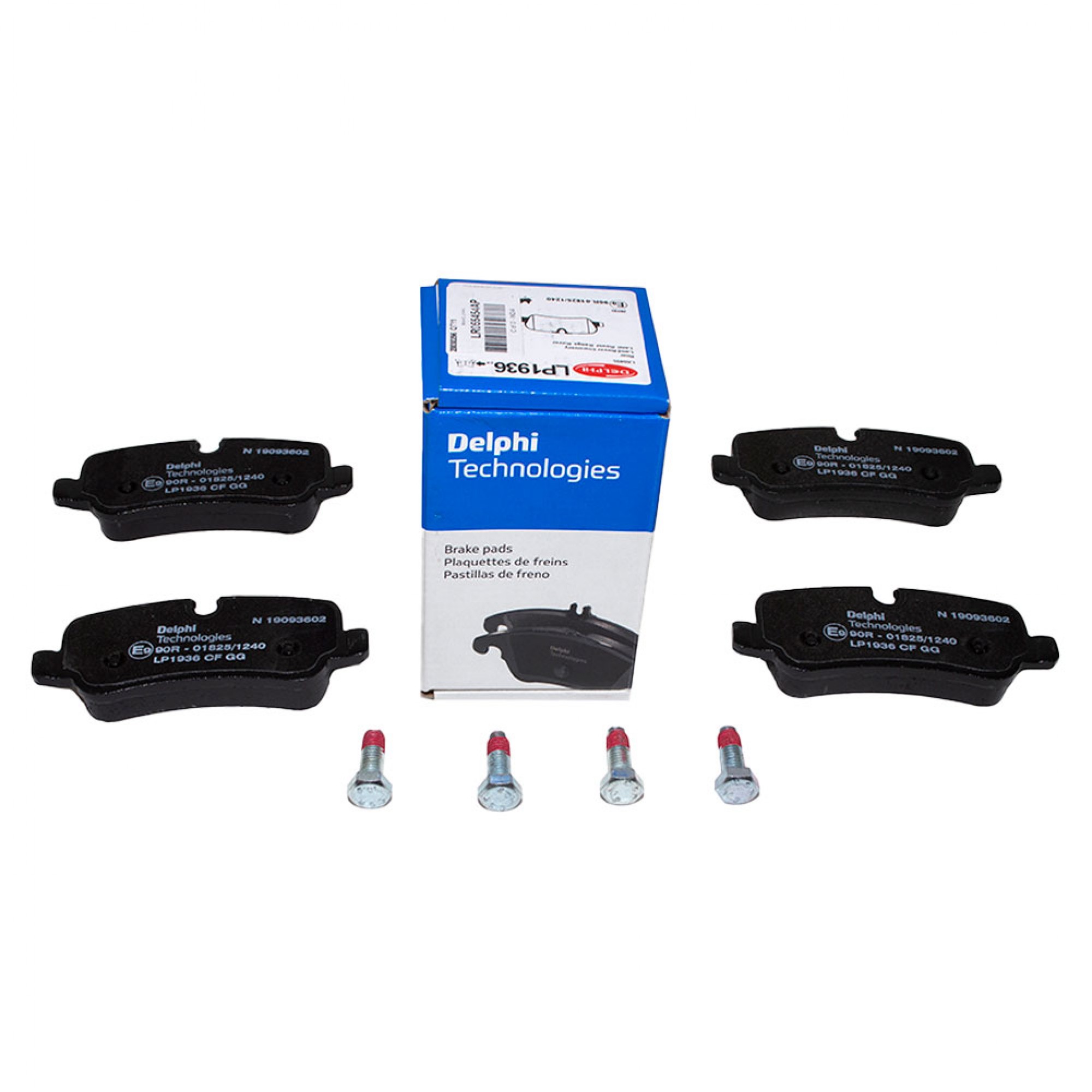 LR055454D - Delphi/Lockheed - Rear Brake Pads Discovery 3/4 R/R Sport & Range Rover 2002-2009. Range Rover 2010 on