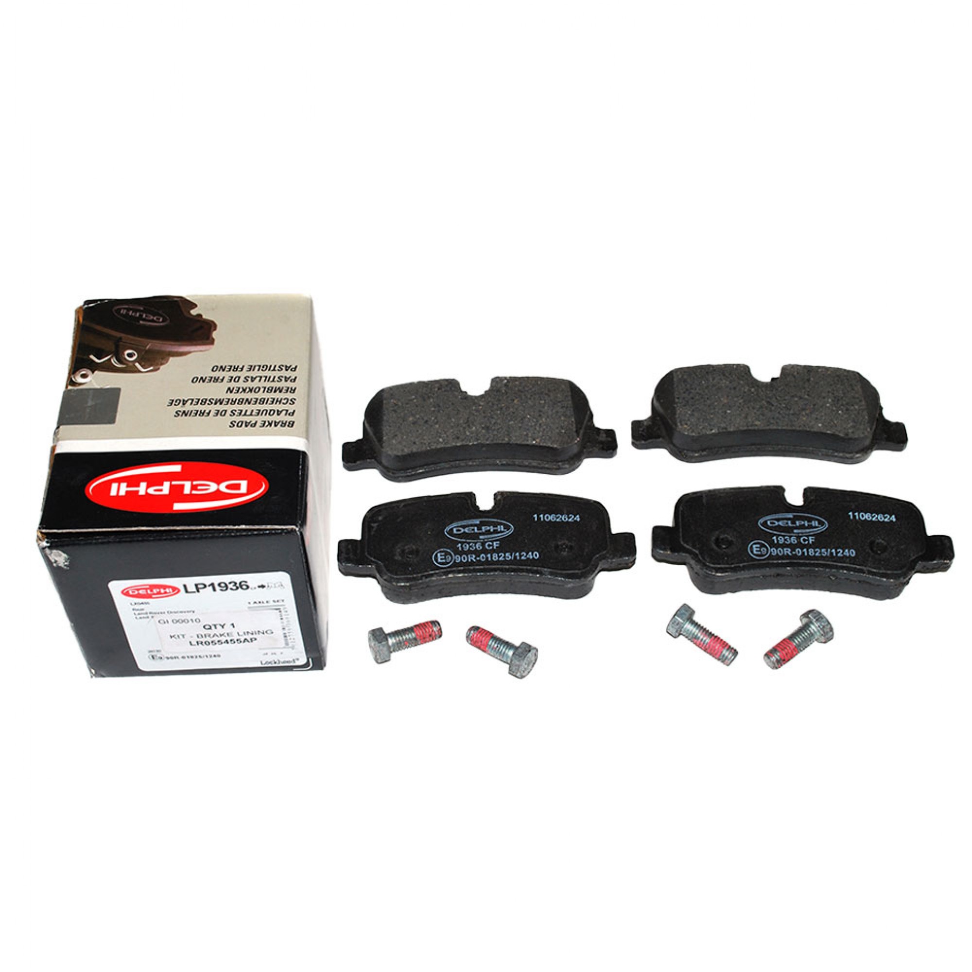 LR055455D - Delphi Rear Brake Pads Discovery 4 from BA596158 R/Sport from BA716321