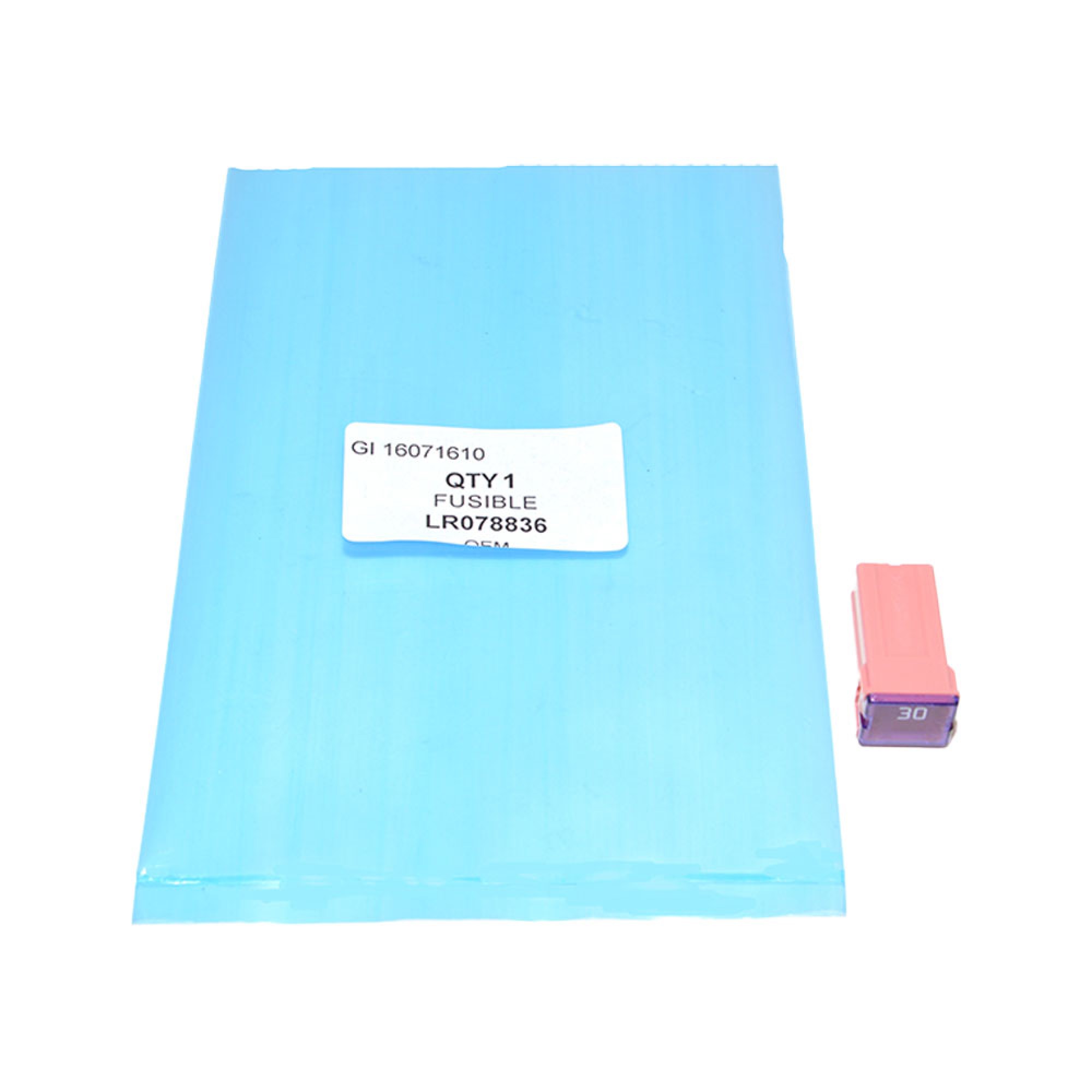 Fusible Link 30 Amp Female Square Pink - LR078836